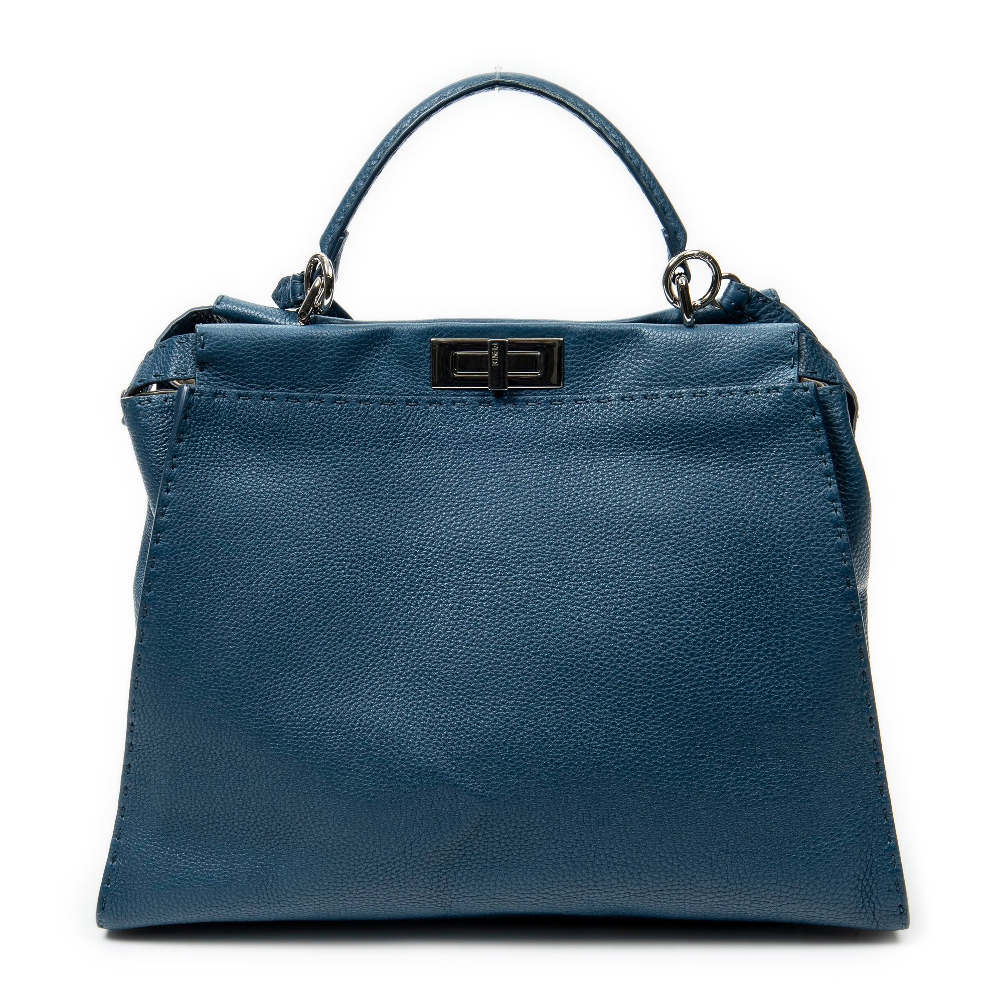 Peekaboo leather handbag