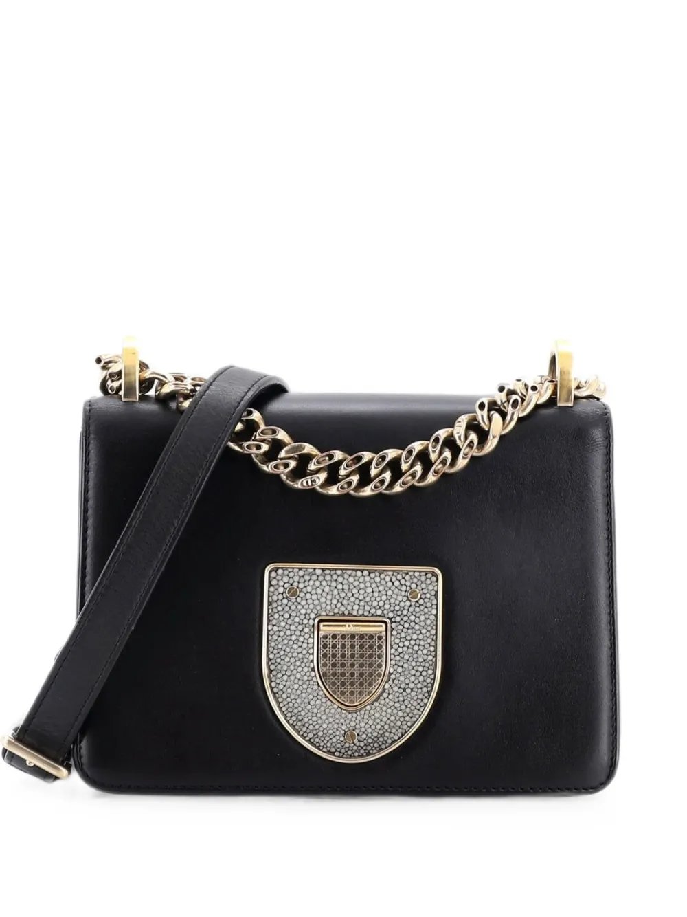 Diorama Club Flap Bag Leather Small shoulder bag