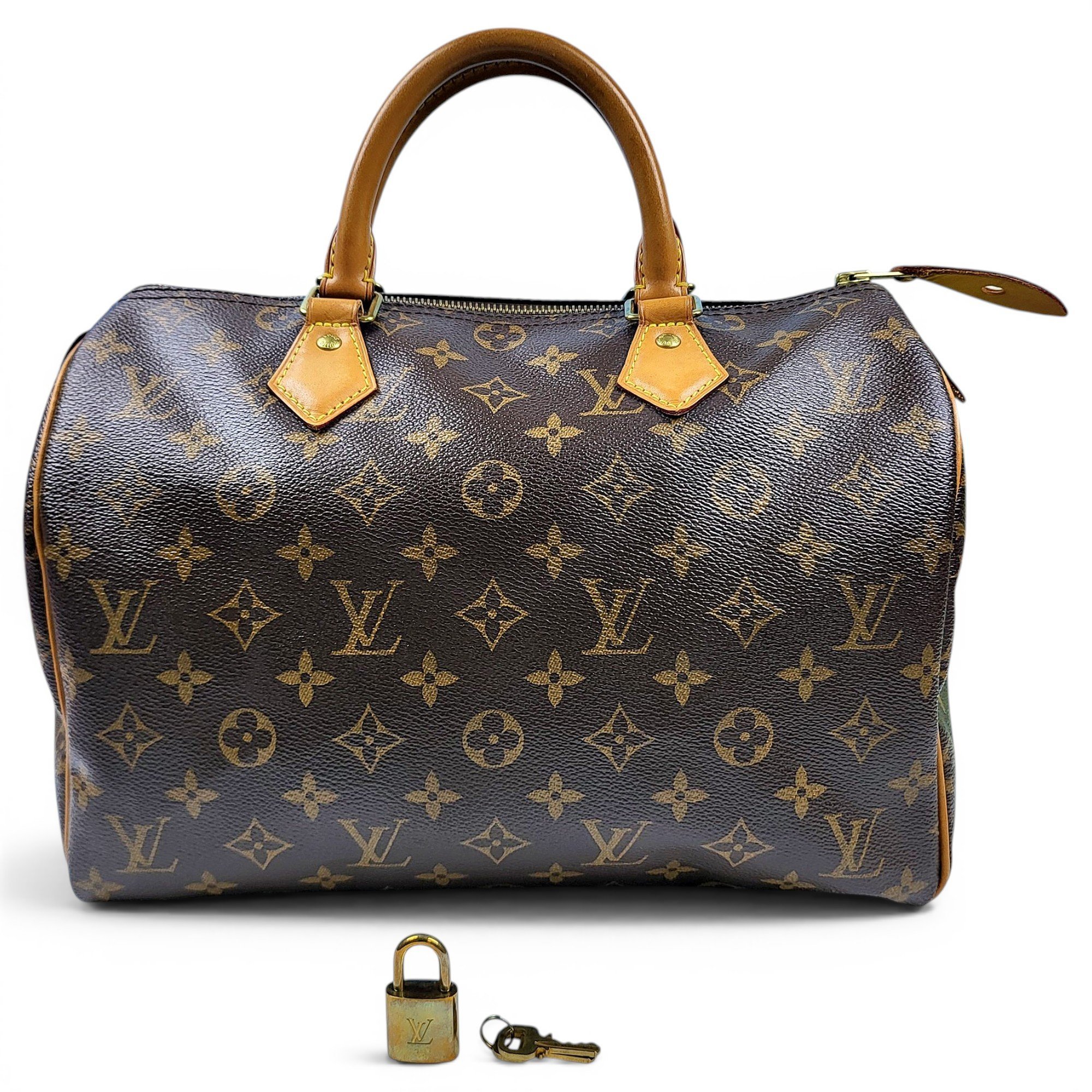 Louis Vuitton Speedy leather handbag
