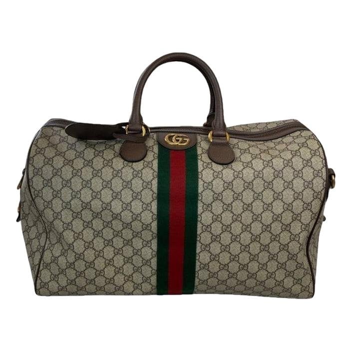 Ophidia leather travel bag