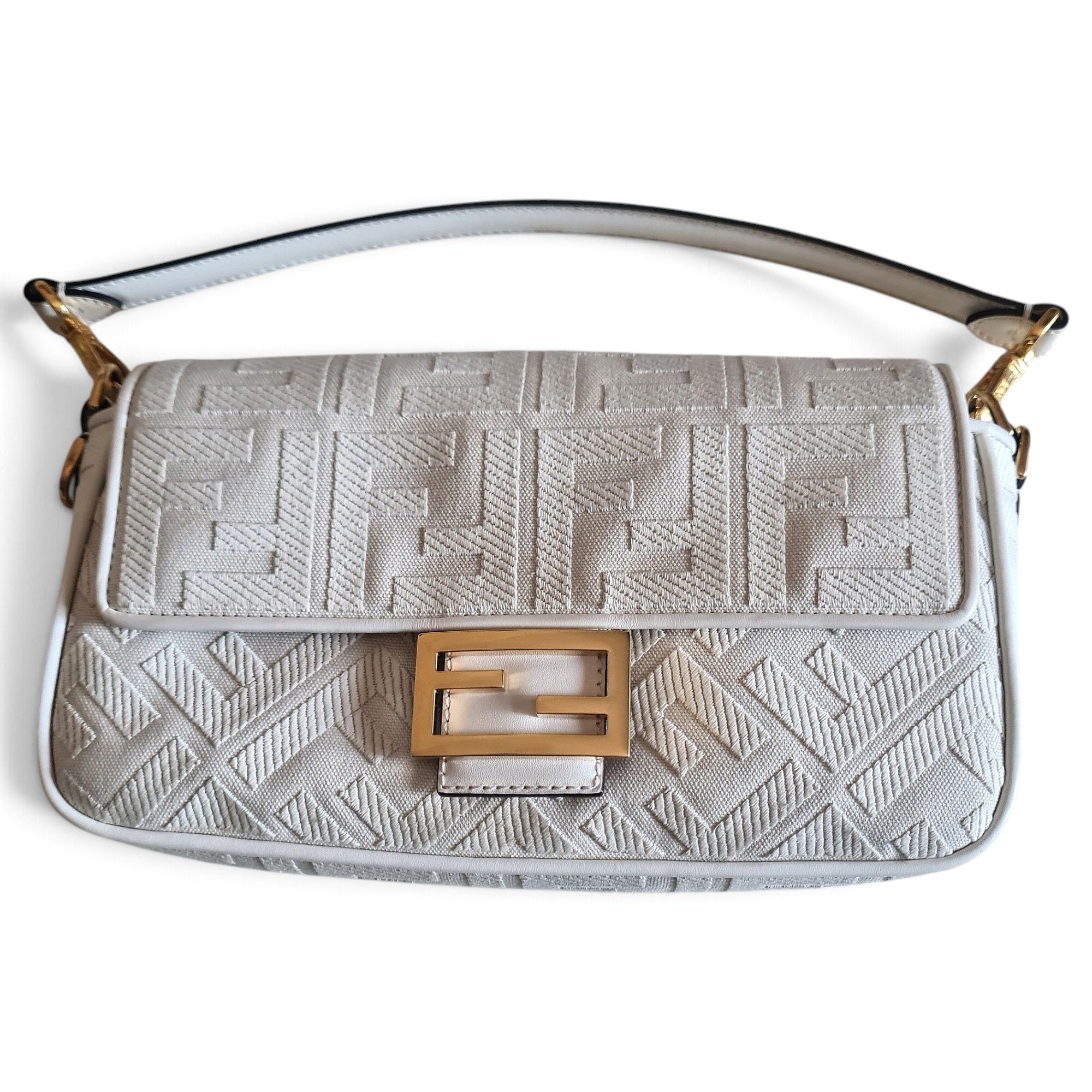 Baguette cloth crossbody bag