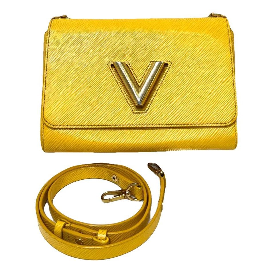 Twist leather crossbody bag