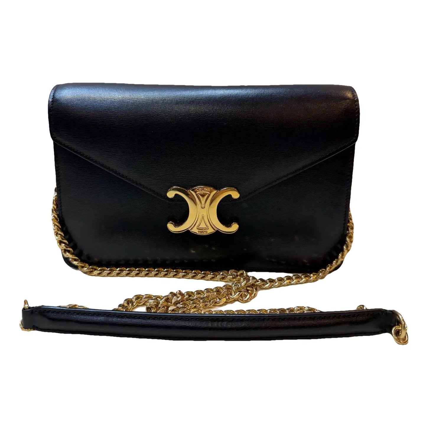 Triomphe leather crossbody bag