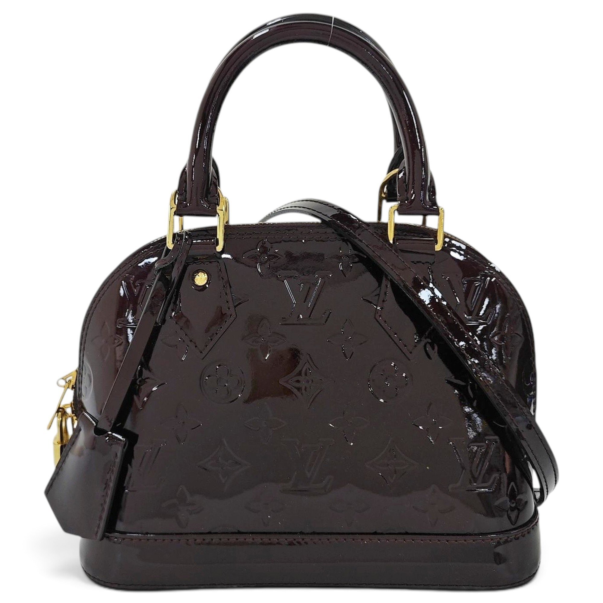 Alma patent leather handbag