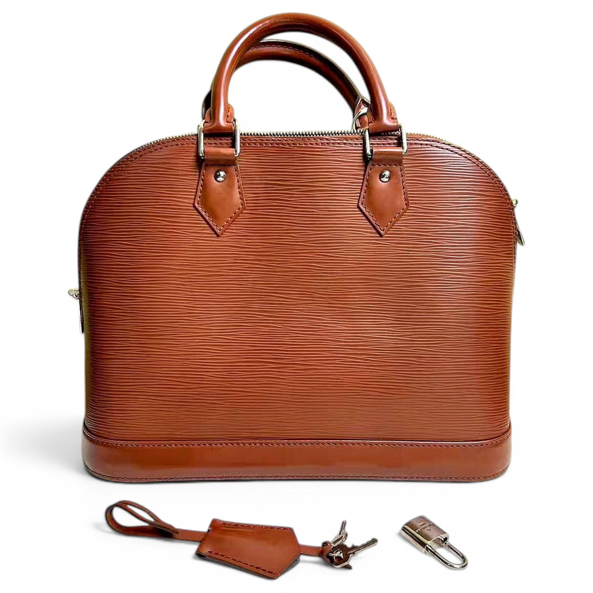 Alma leather handbag