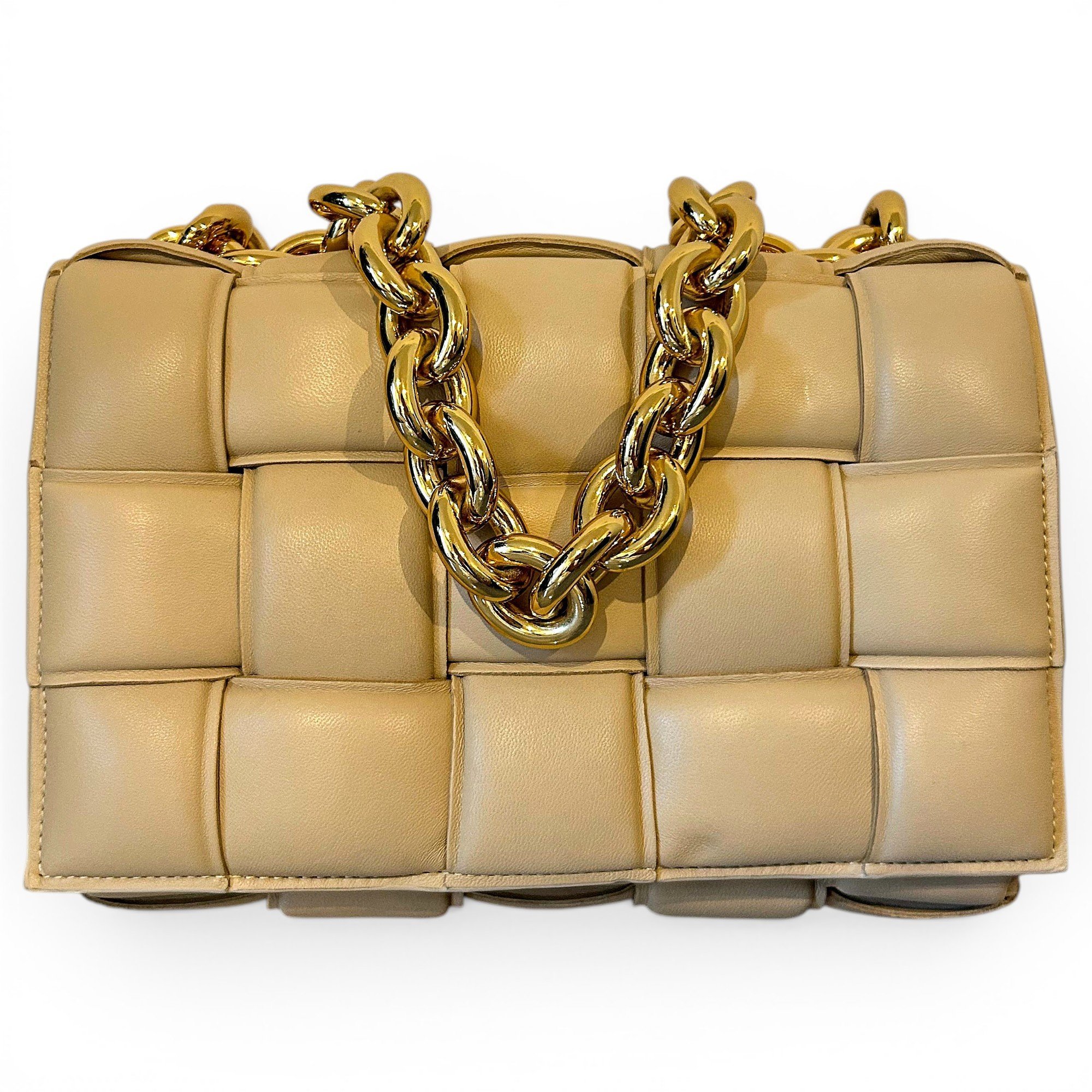 Chain Cassette leather handbag