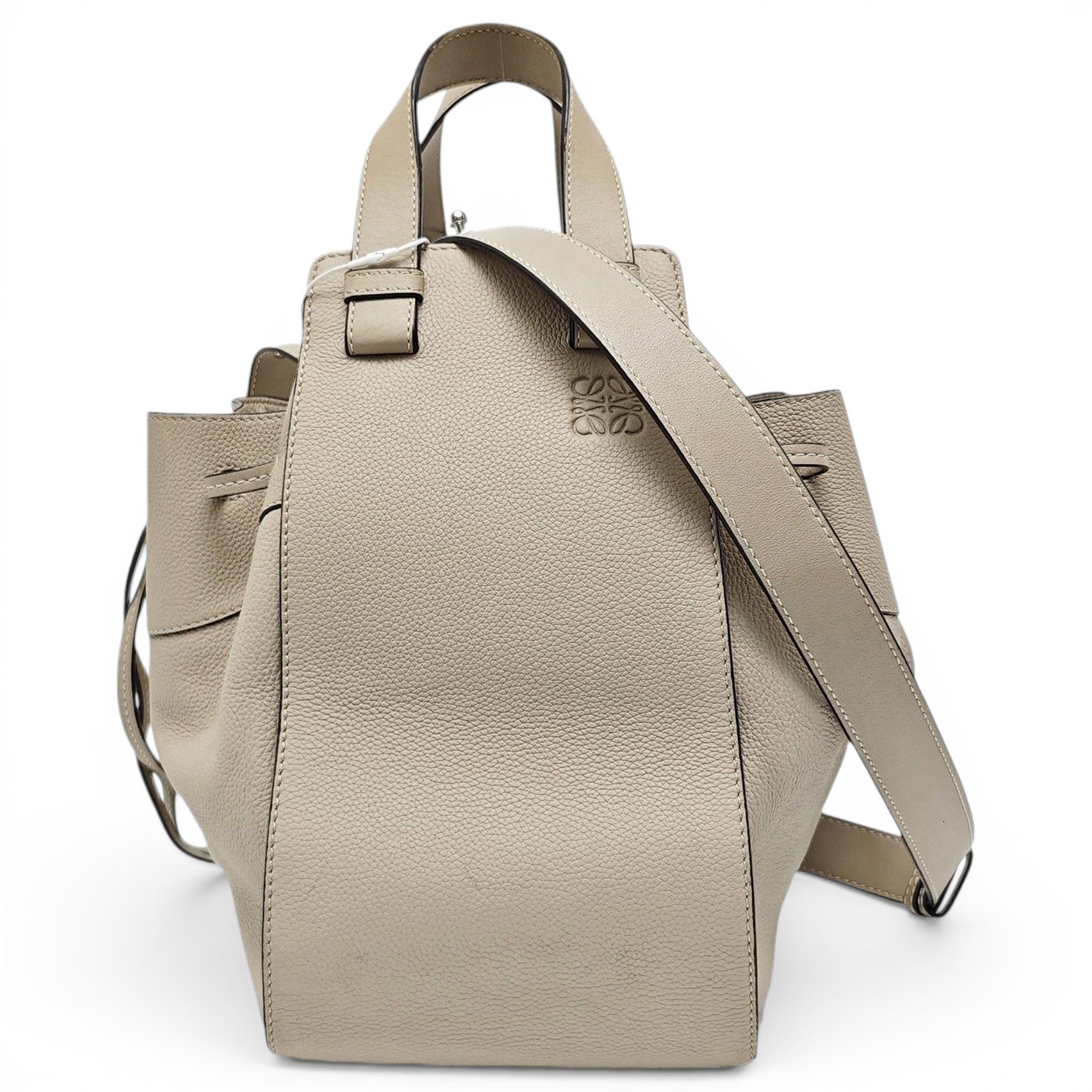 Hammock leather handbag