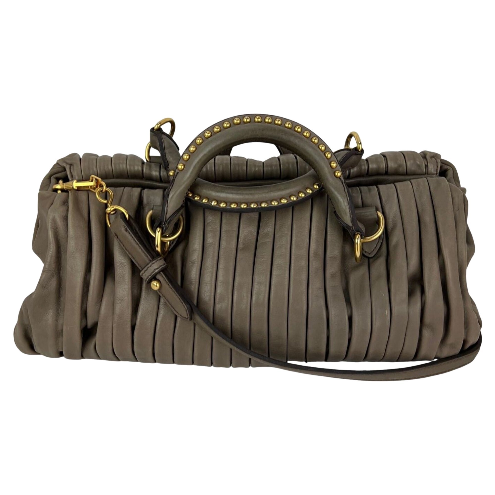 Leather handbag
