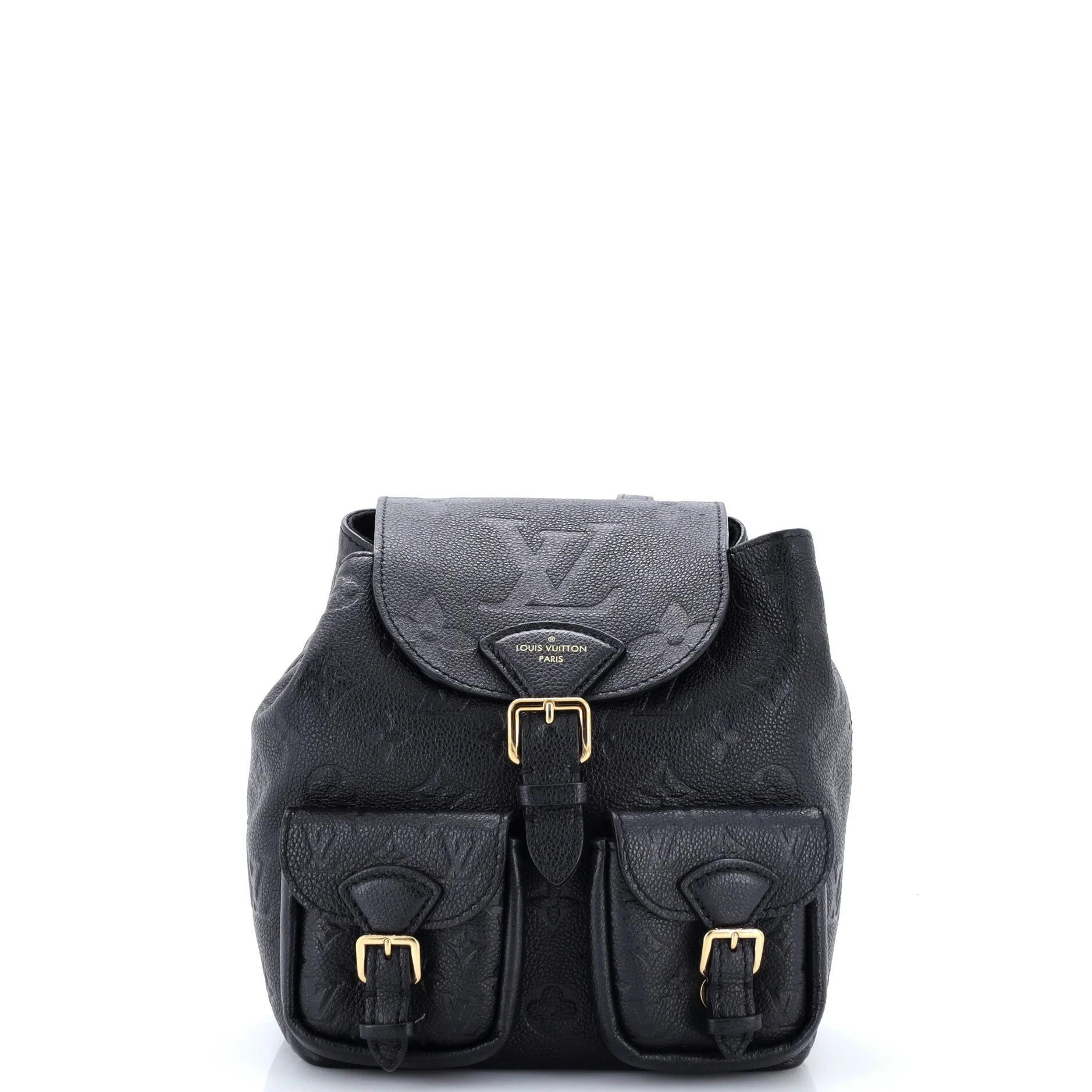 Leather backpack