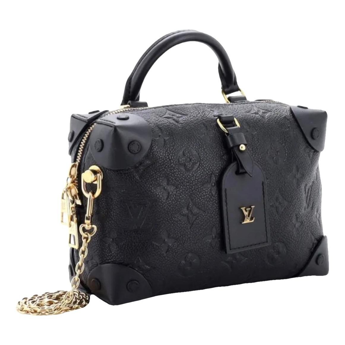 Petite Malle Souple leather handbag
