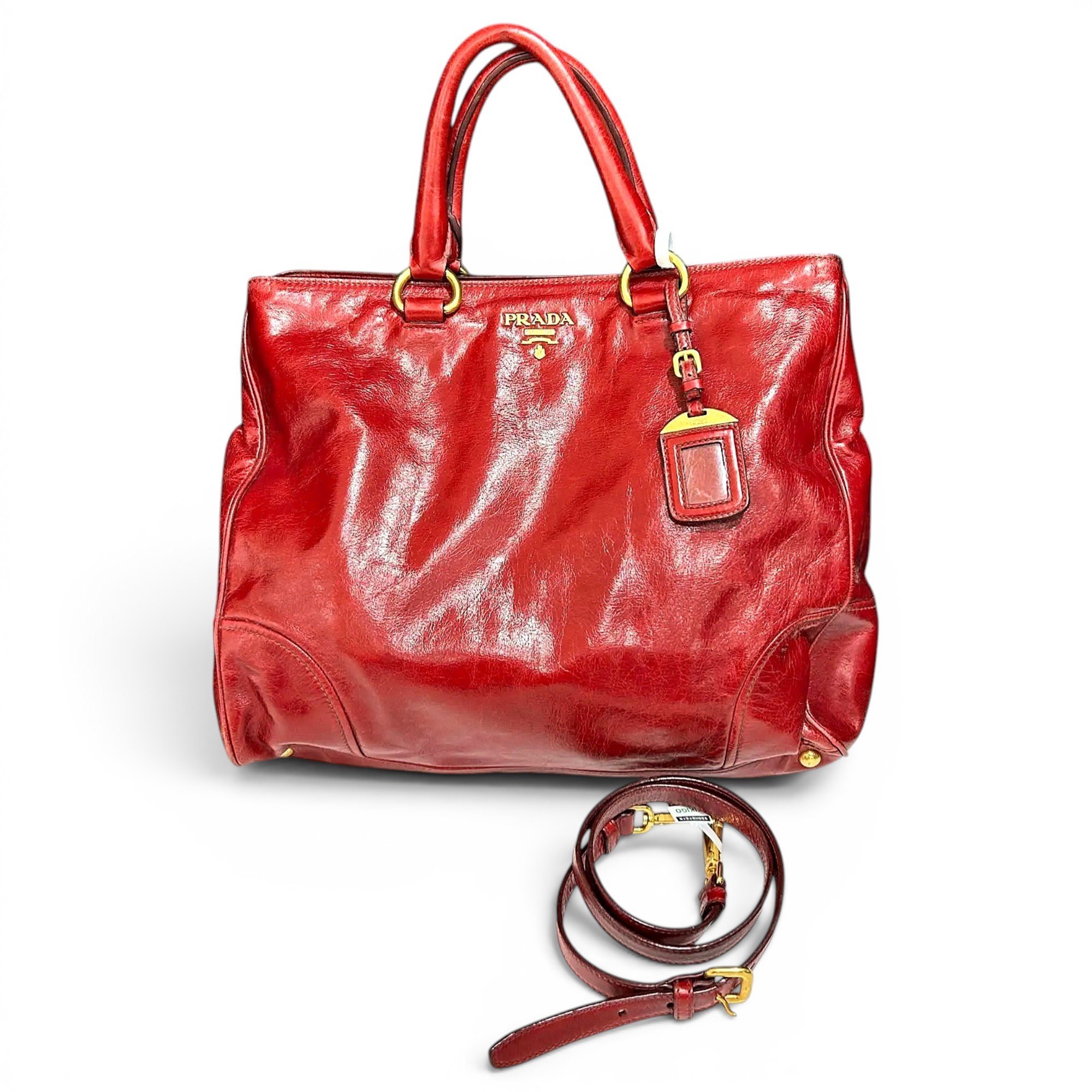 Leather handbag