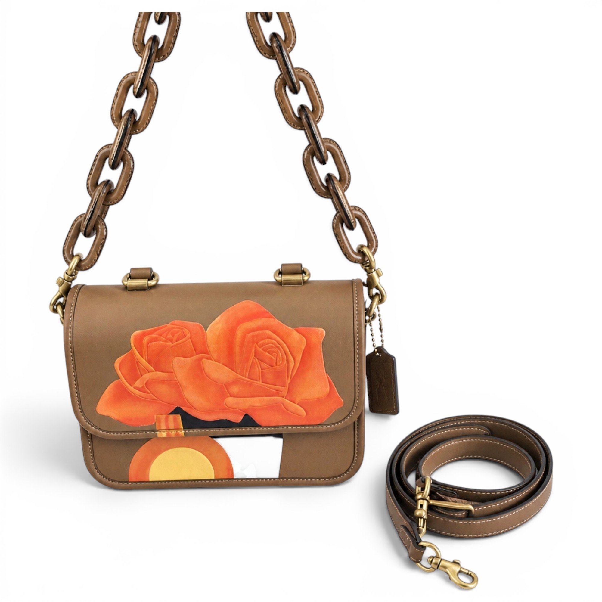 Leather handbag
