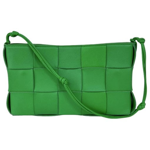 Cassette leather handbag