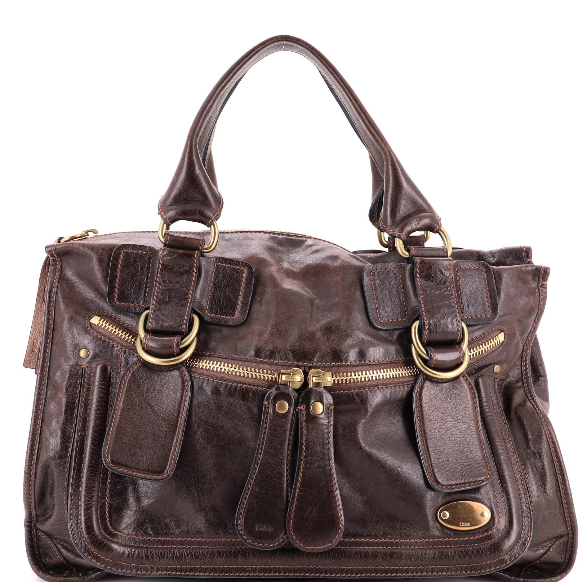 Chloe Bay leather satchel