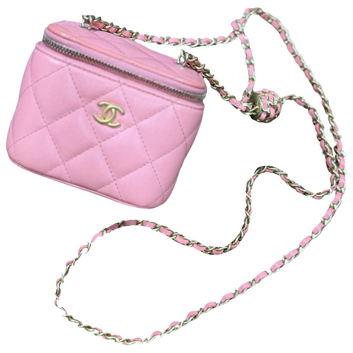 Vanity leather mini bag