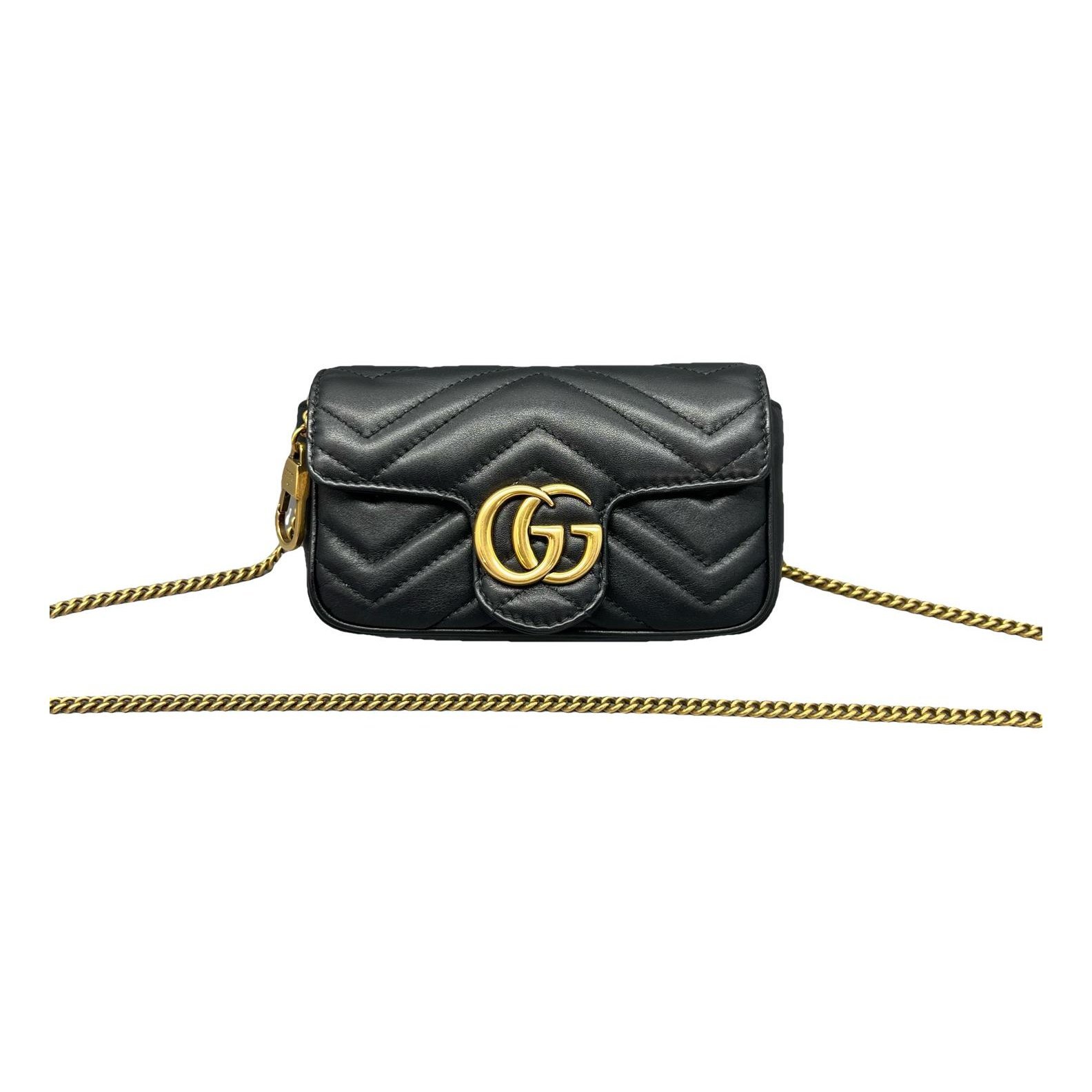 GG Marmont Triple zip leather handbag