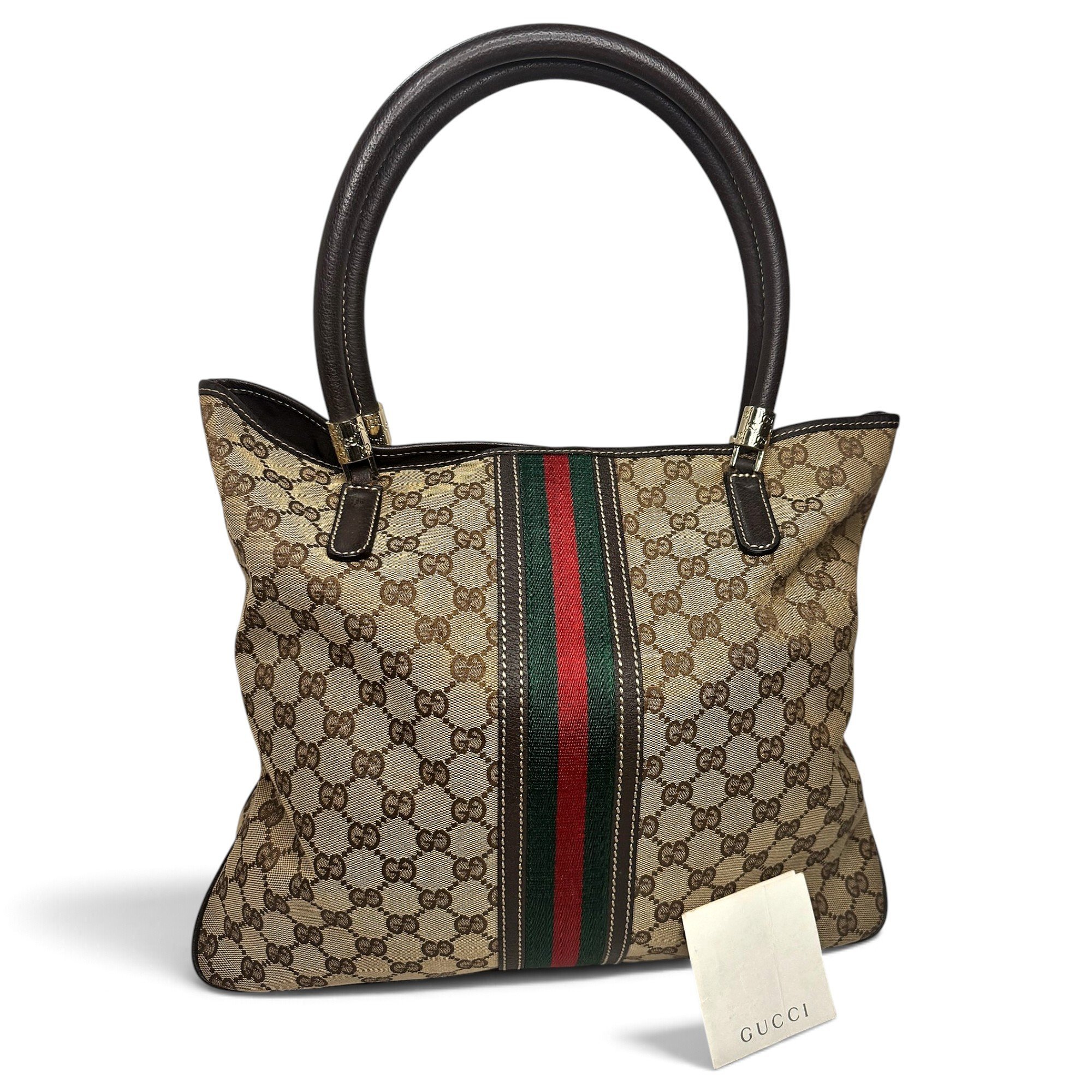 Leather tote