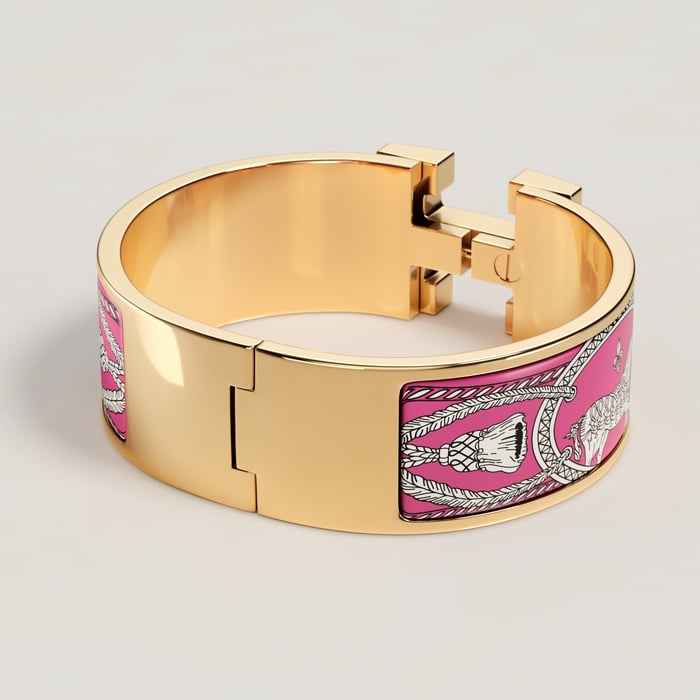 Crépuscule Violet Clic Clac H Grand Apparat Bracelet