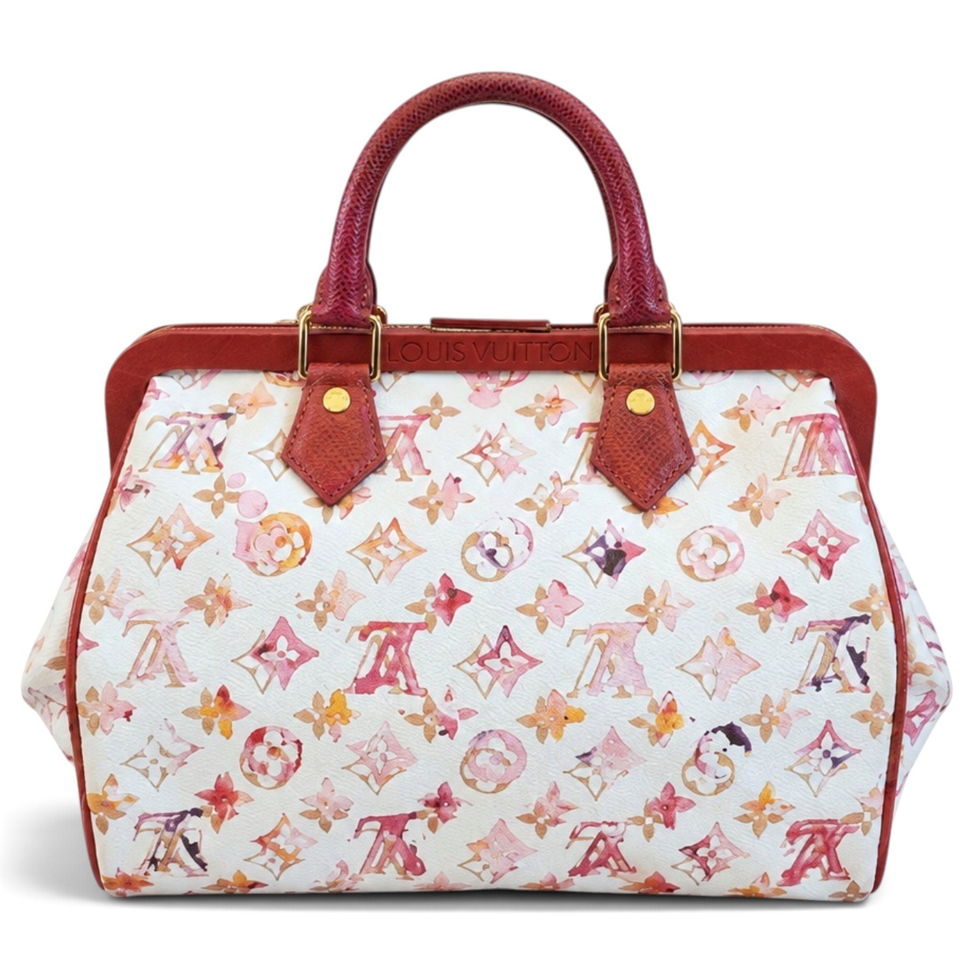 Speedy leather handbag