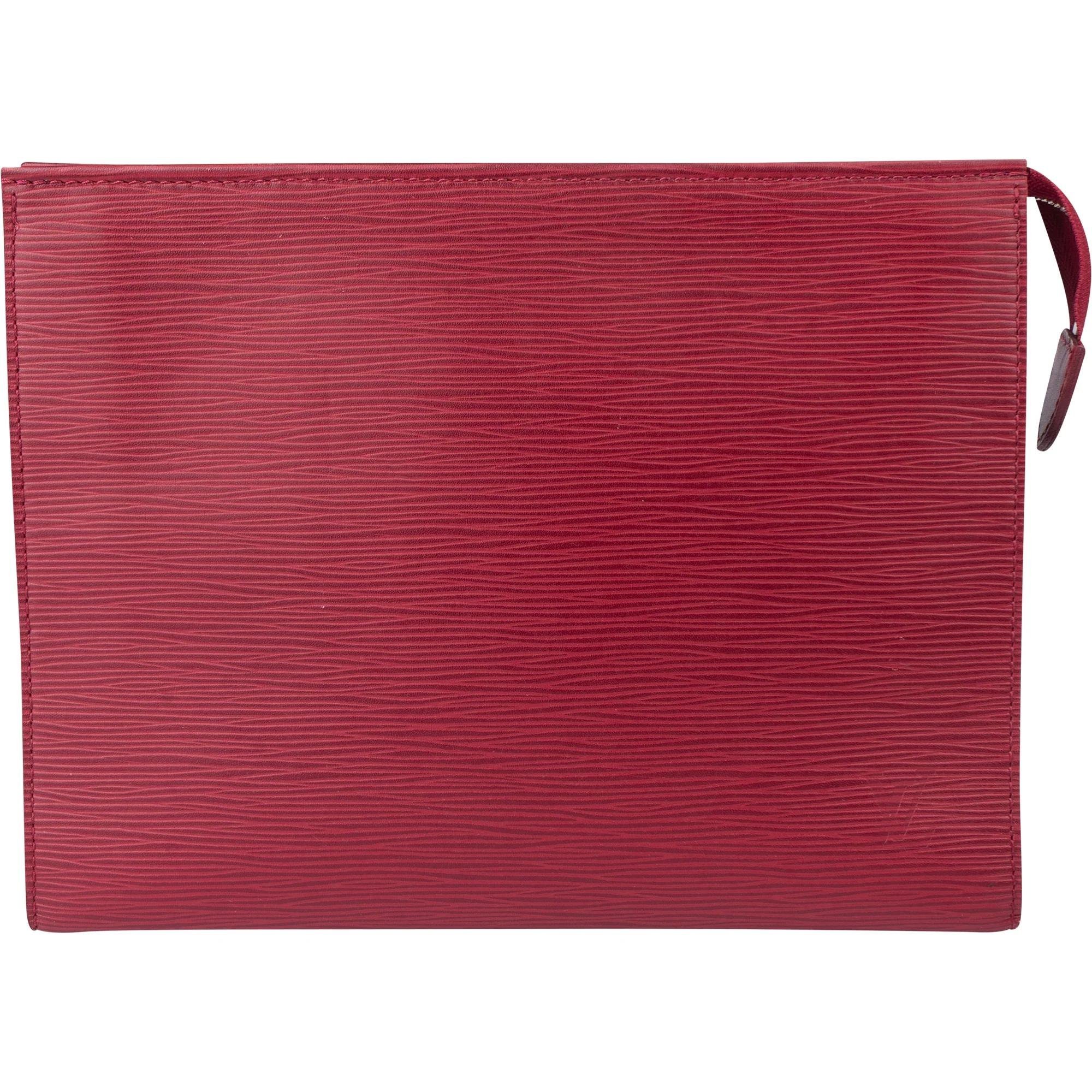 Poche toilette leather vanity case