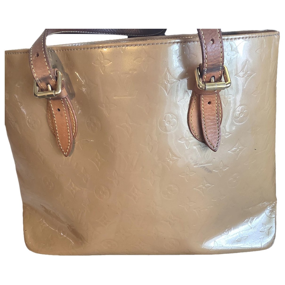 Brentwood patent leather tote