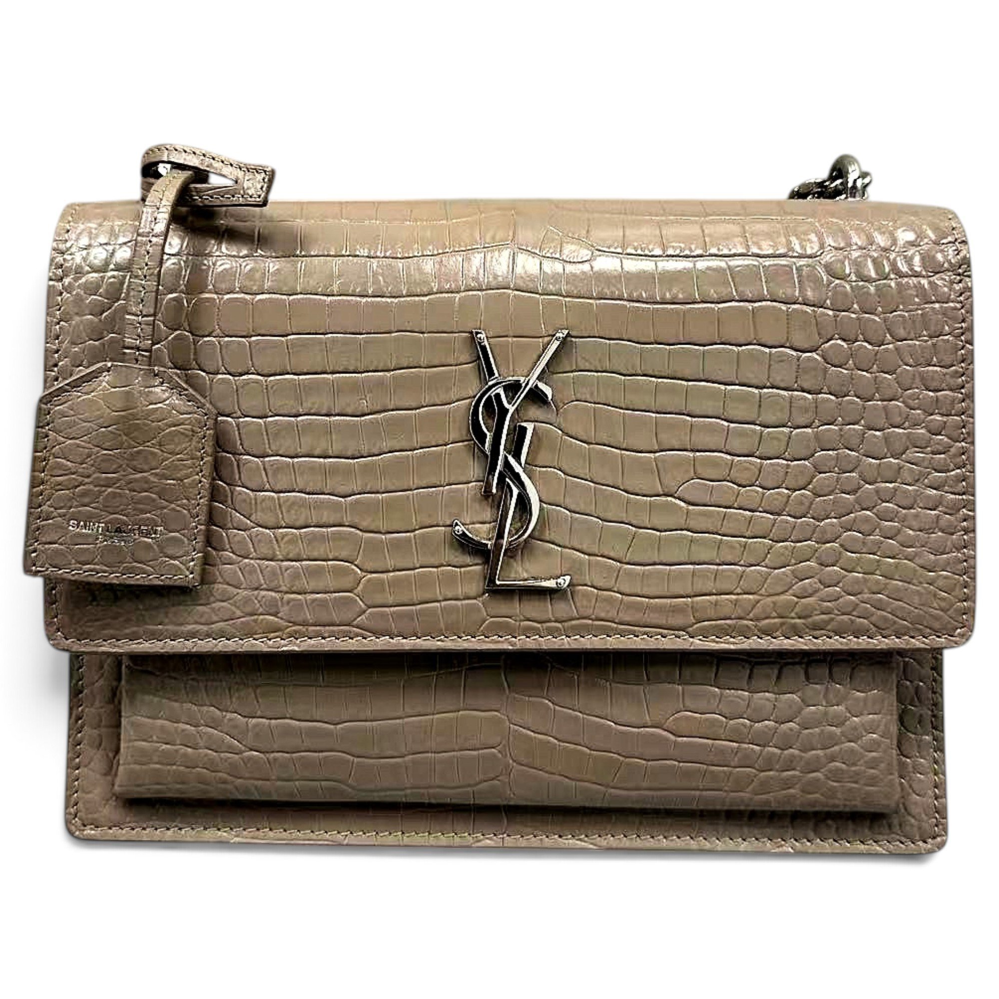 Sunset leather handbag