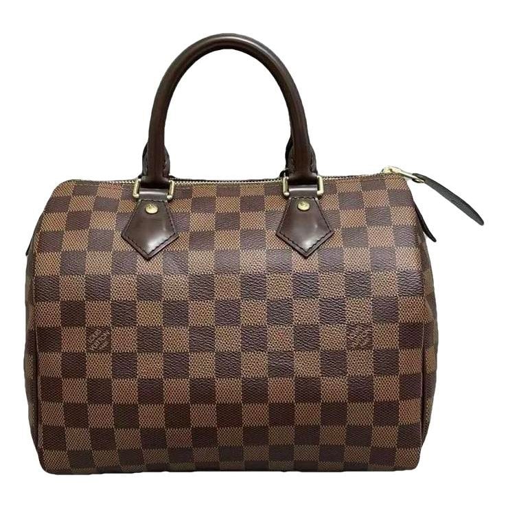 Speedy leather handbag