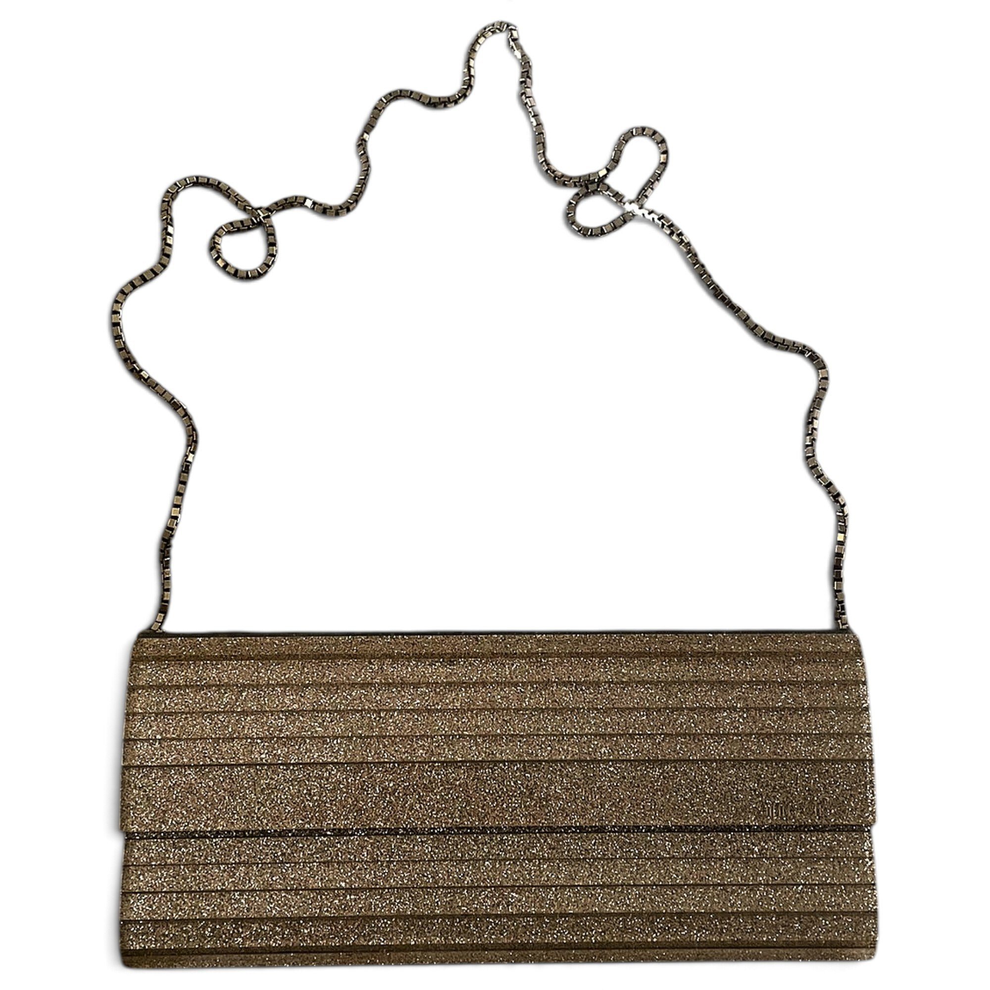 Jimmy Choo Sweetie glitter clutch bag