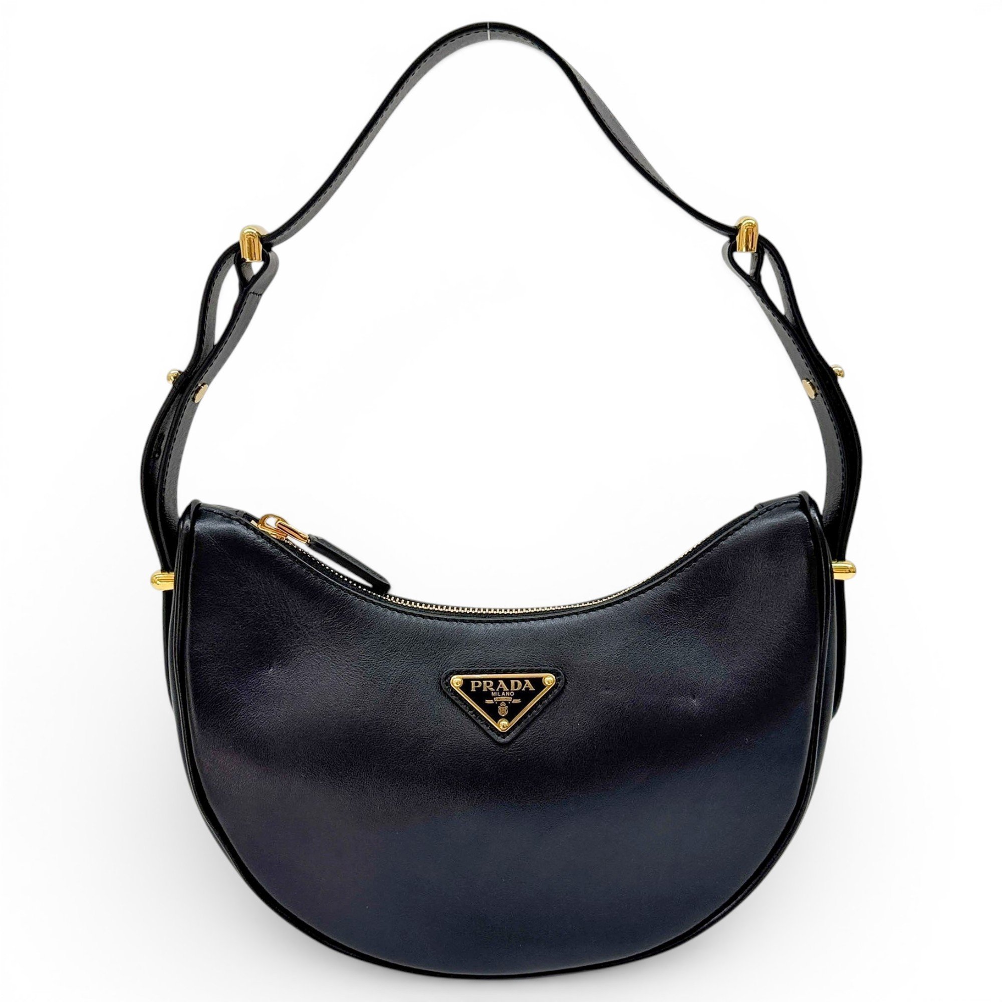 Arqué leather handbag