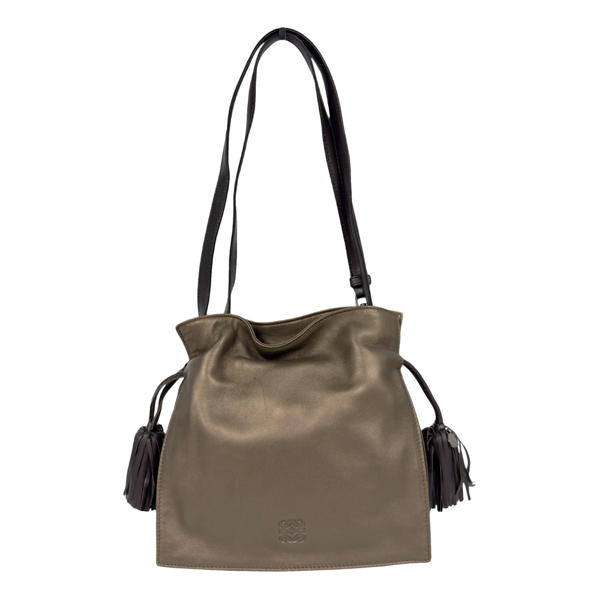 Flamenco leather handbag