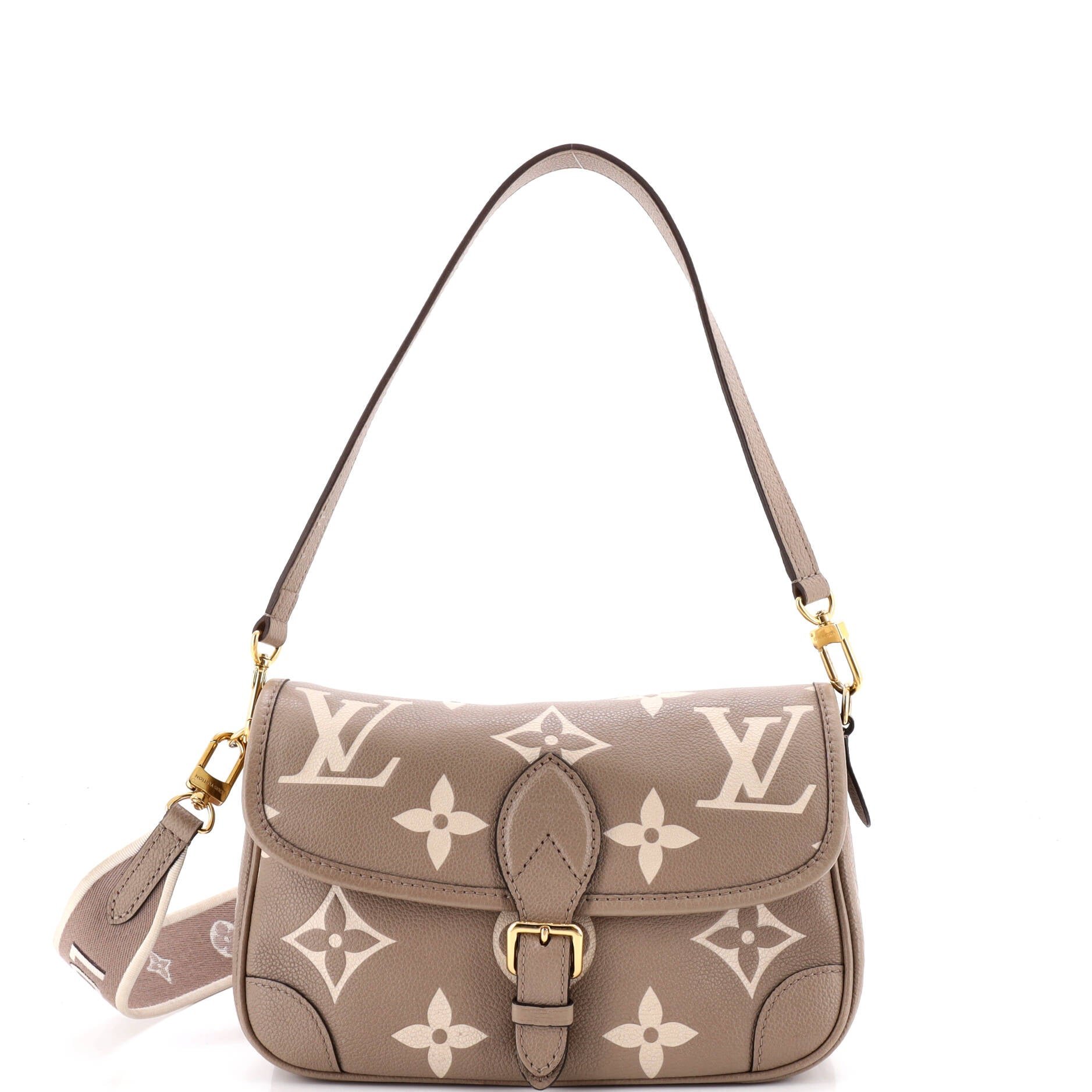 Diane NM Handbag Bicolor Monogram Empreinte Giant