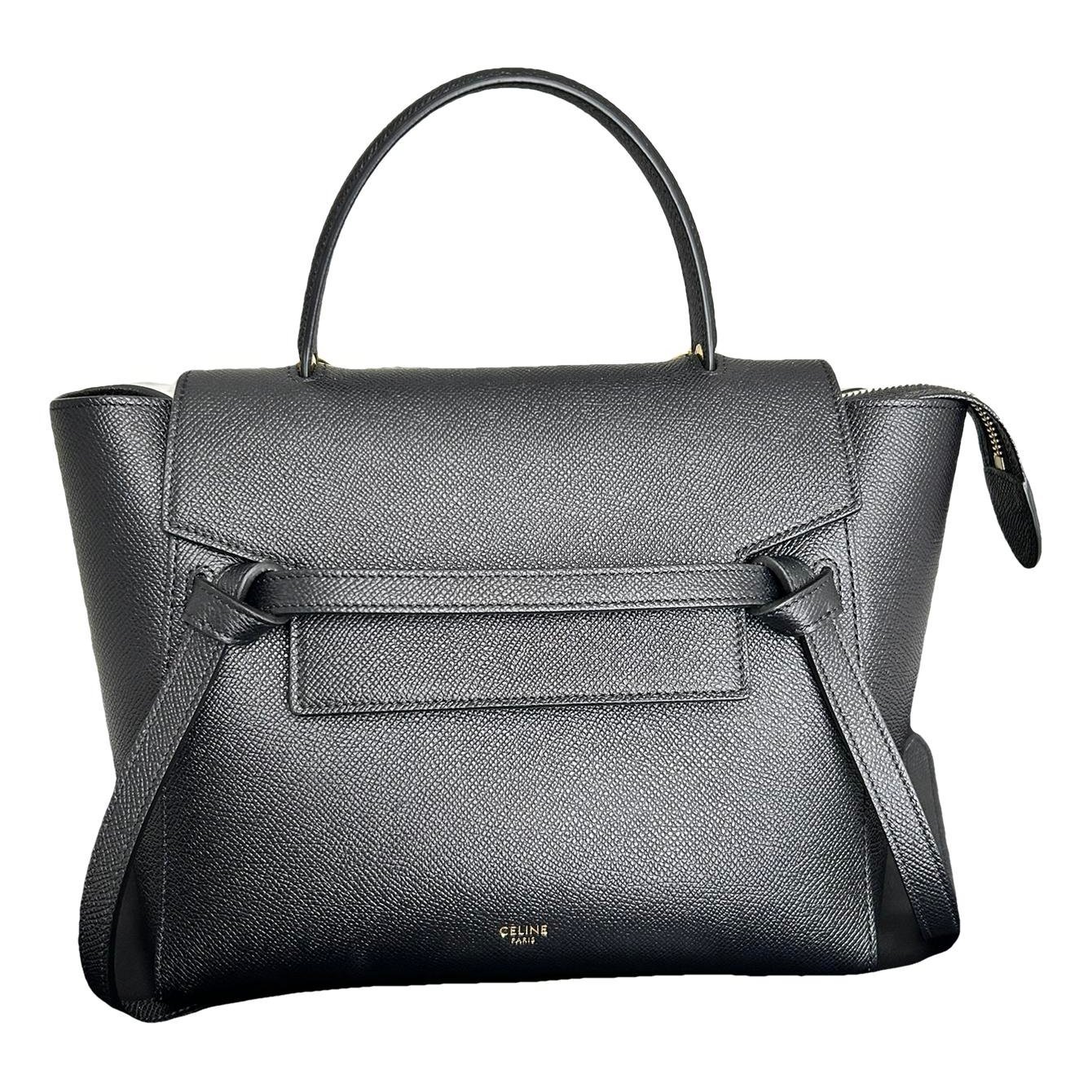 Belt leather handbag