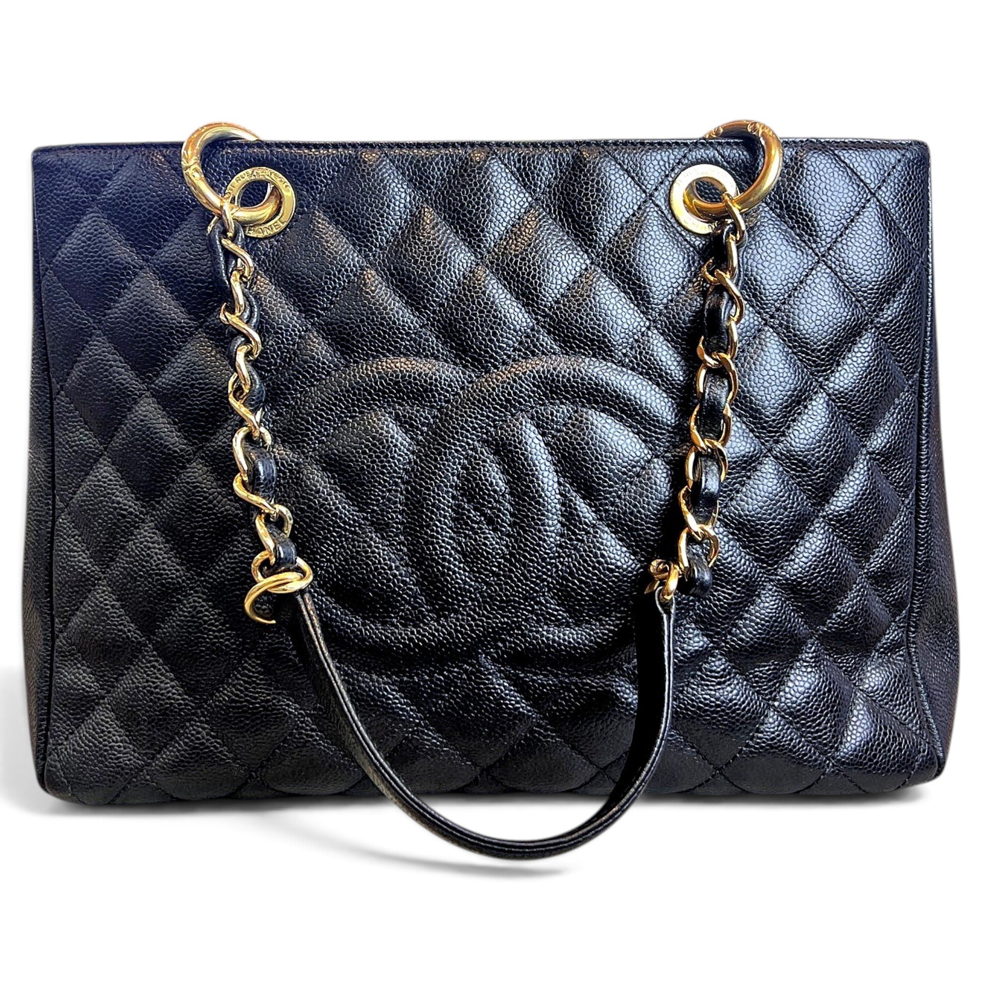 Grand shopping leather handbag