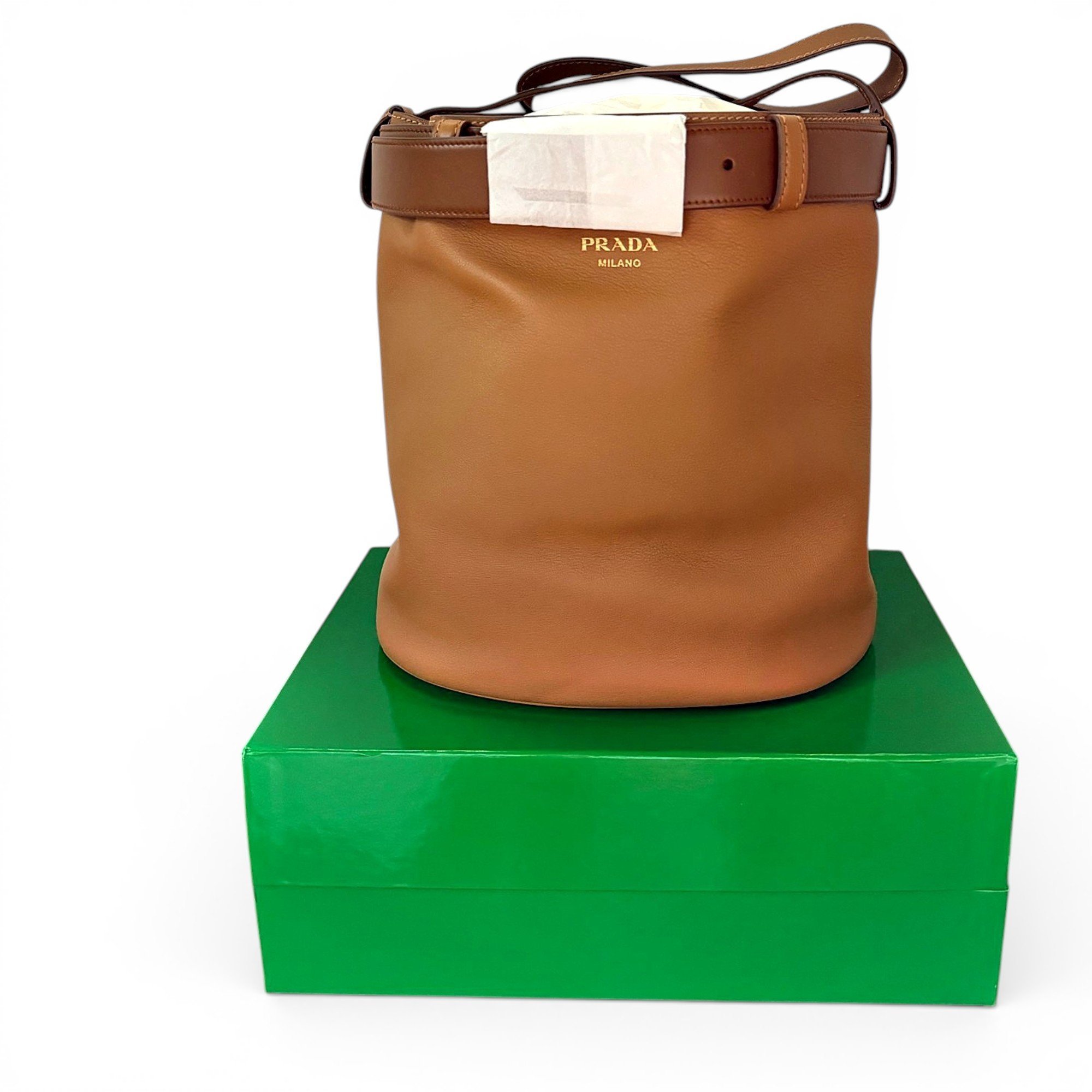 Buckle leather bag