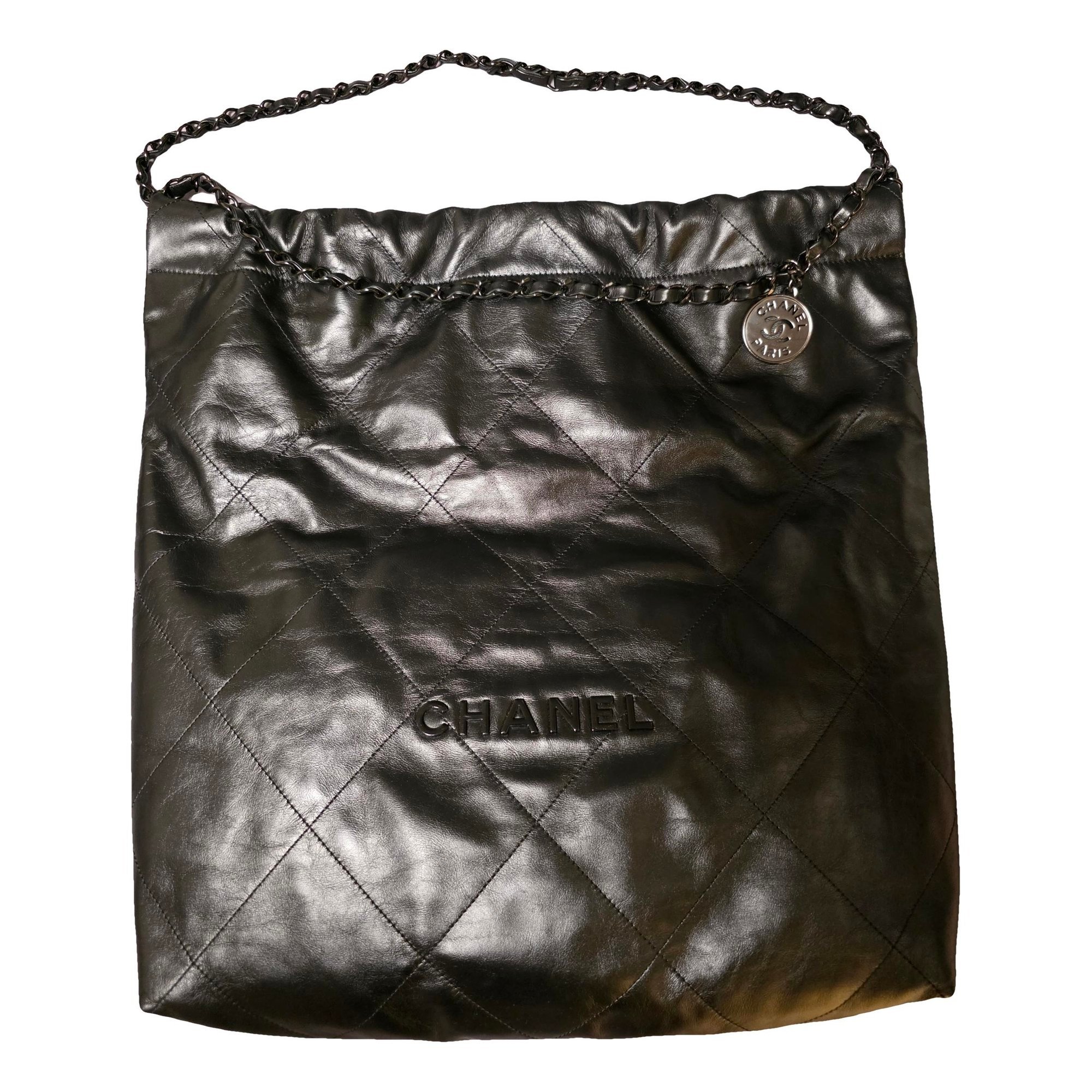 Chanel 22 leather tote