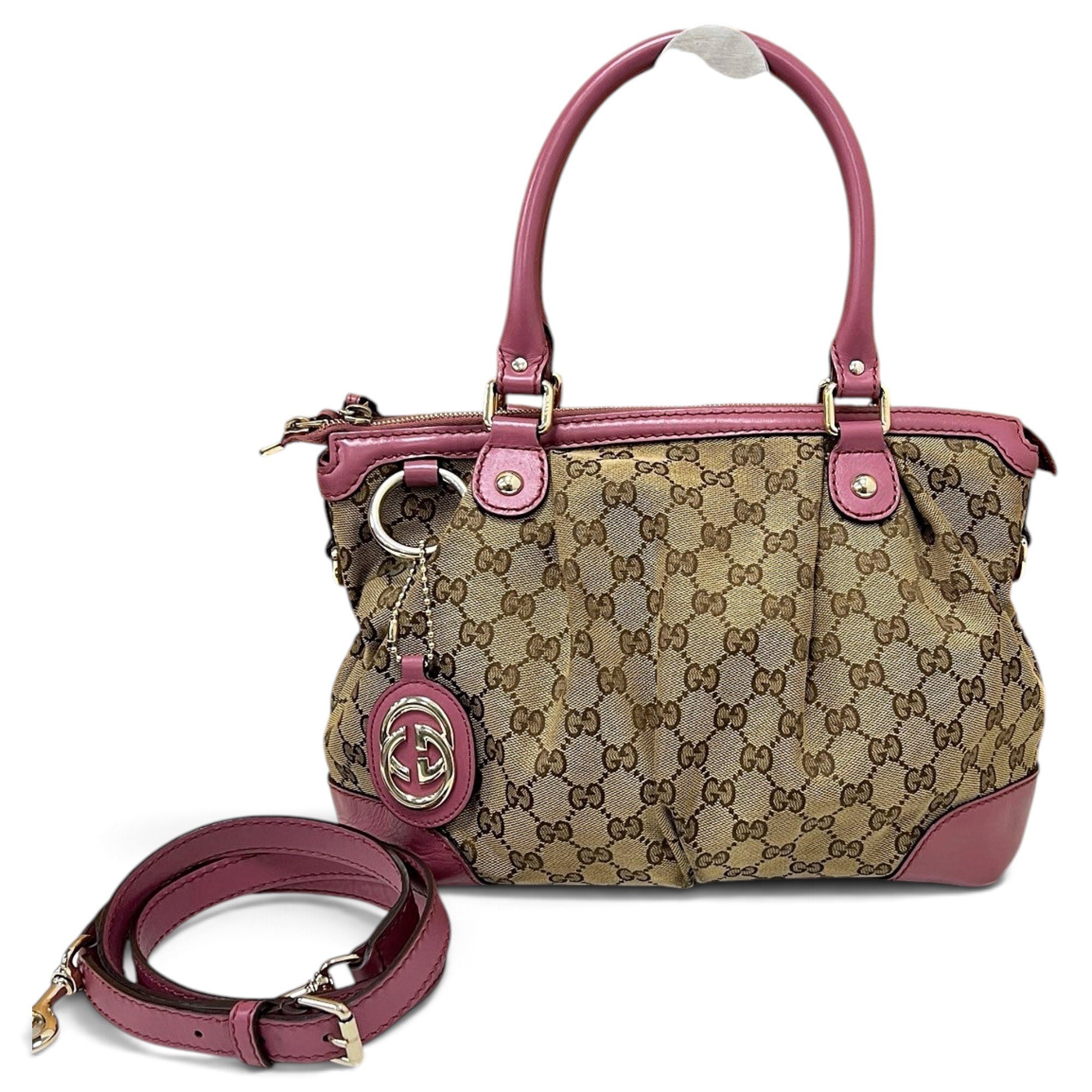 Leather handbag