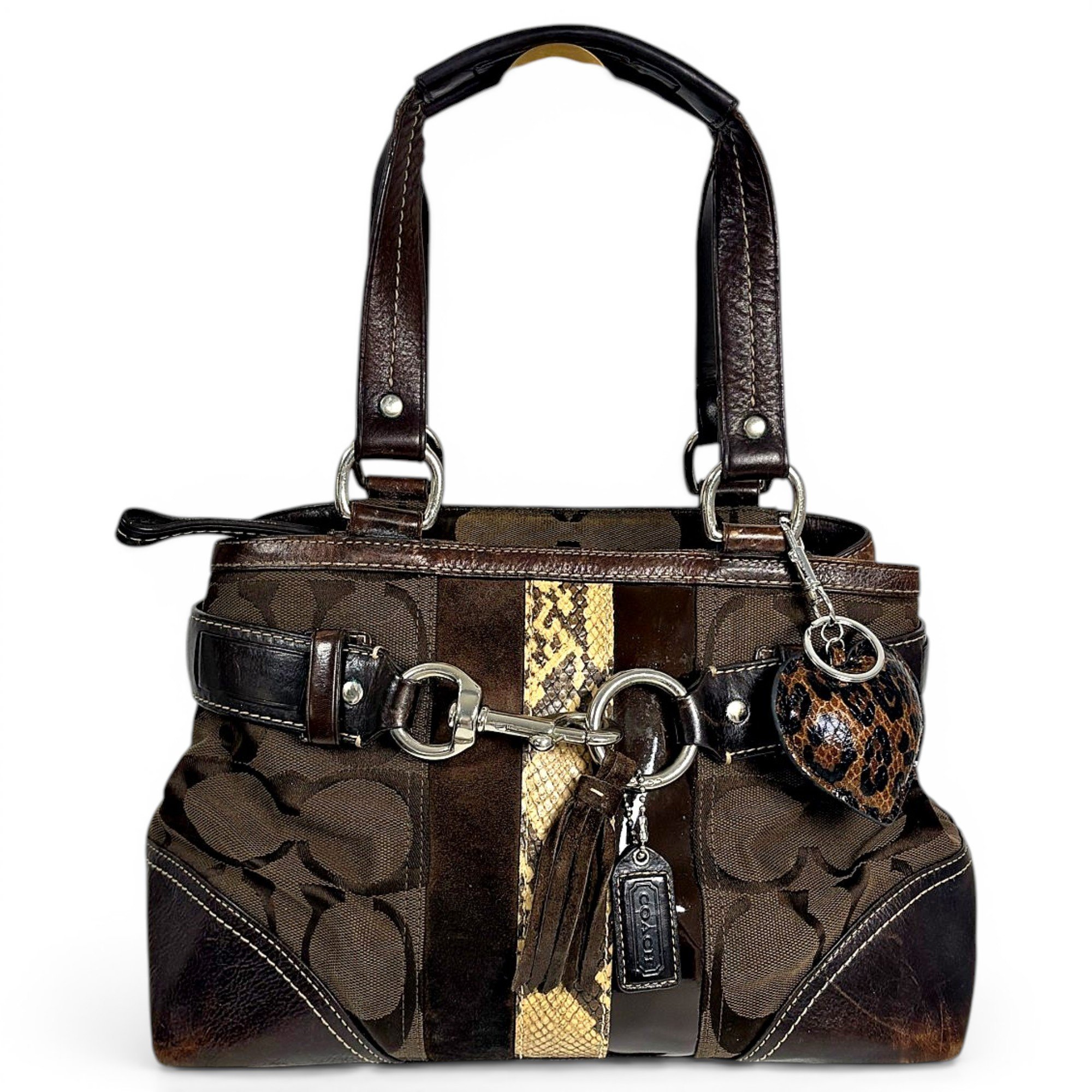 Leather handbag