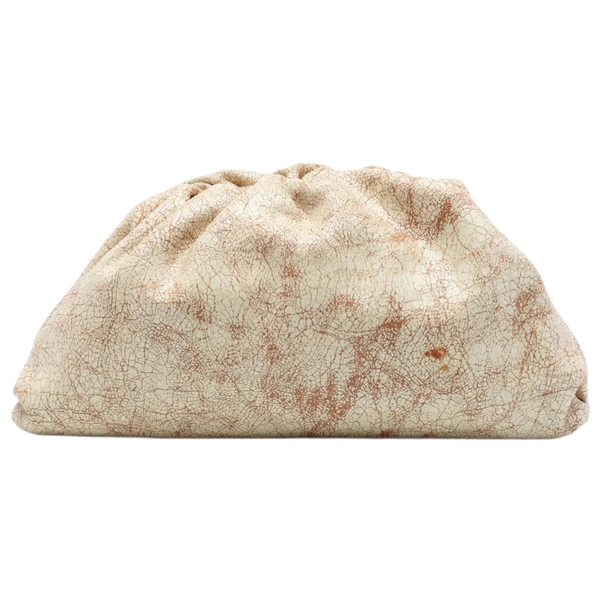 Pouch leather clutch bag