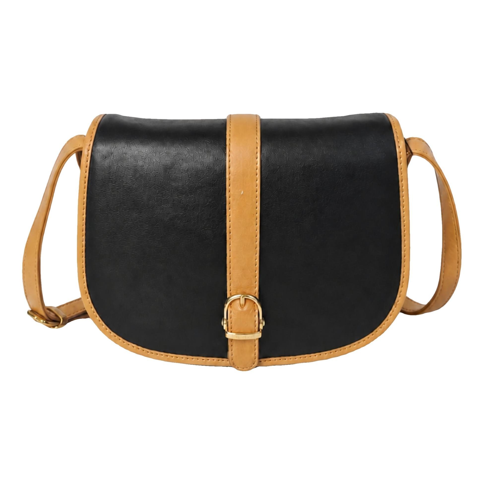 Triomphe leather crossbody bag