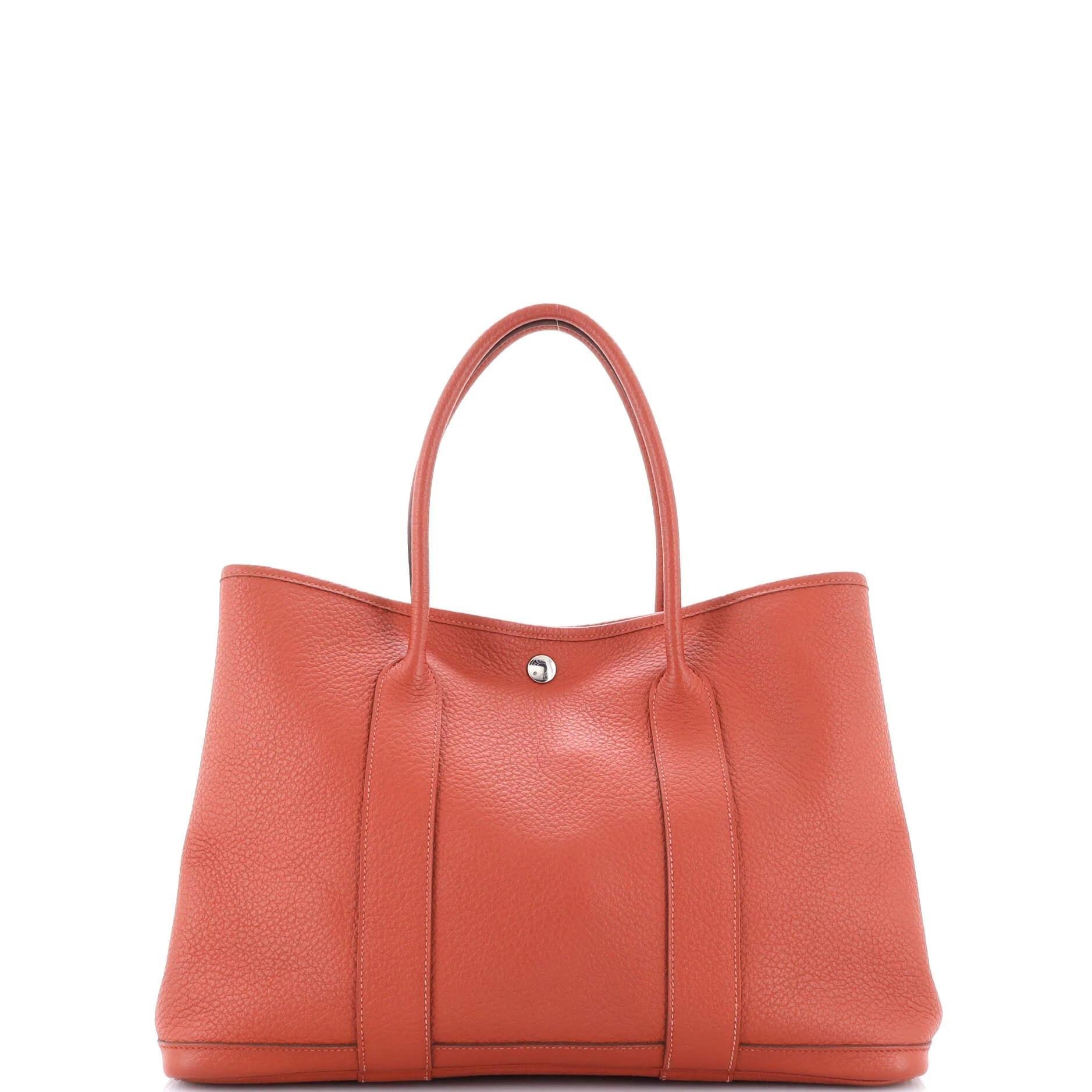 Leather tote