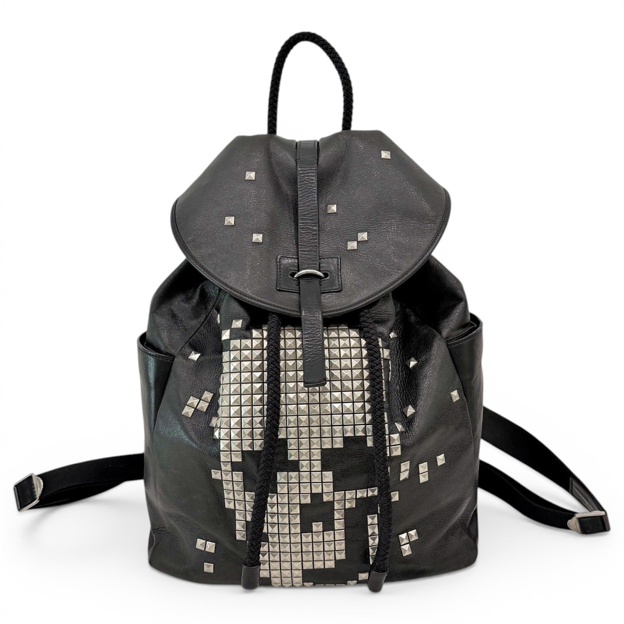 Leather backpack