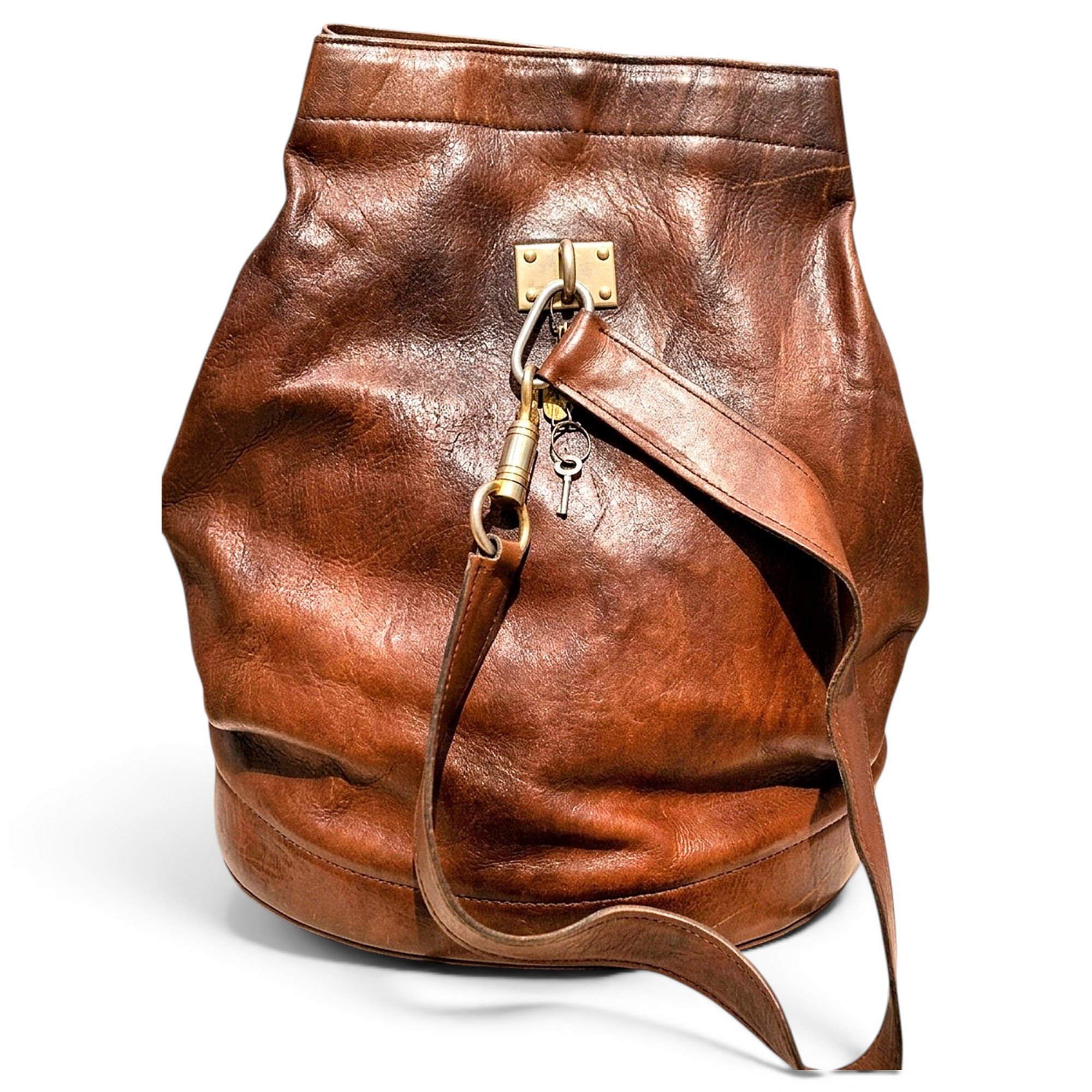 Leather handbag