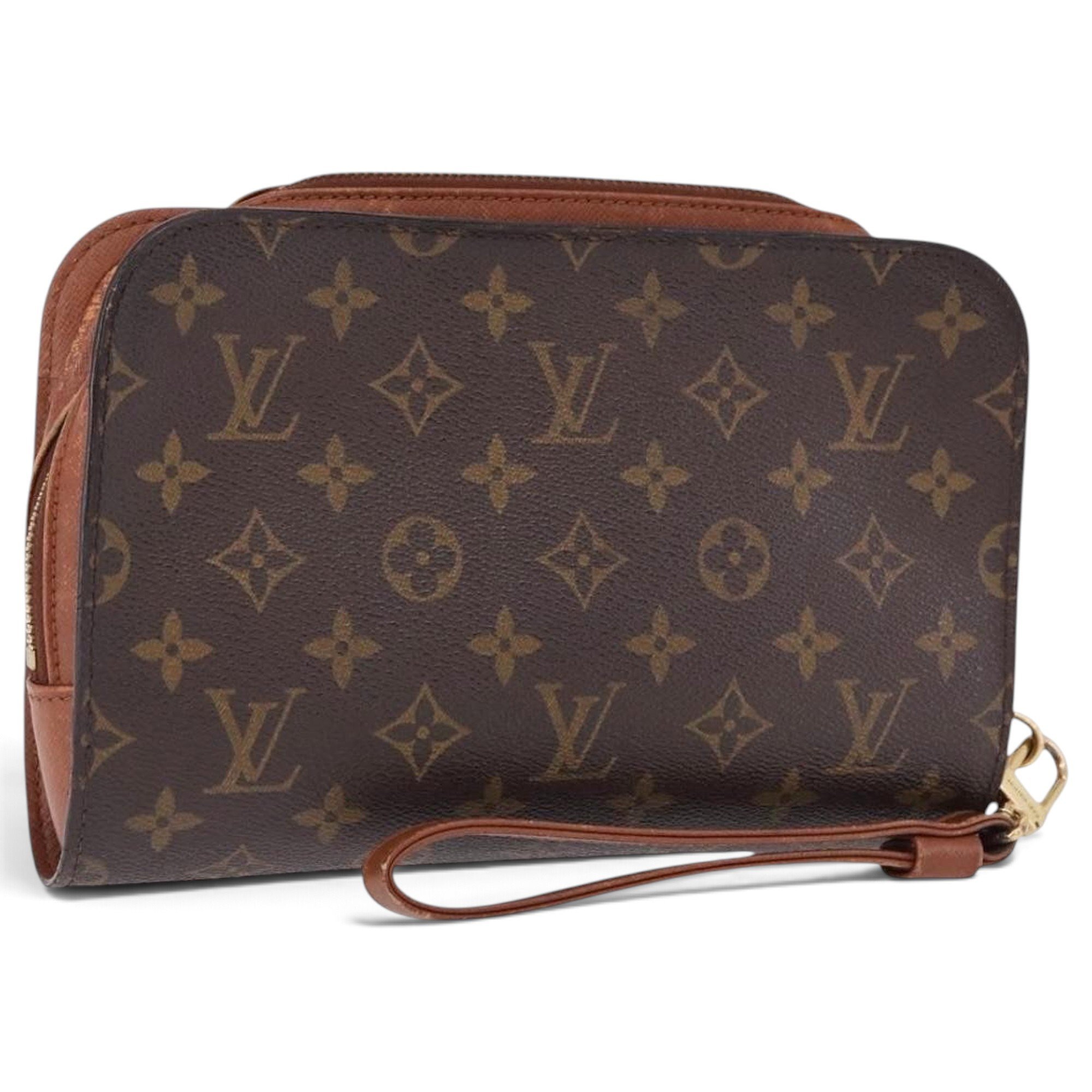 Orsay leather clutch bag