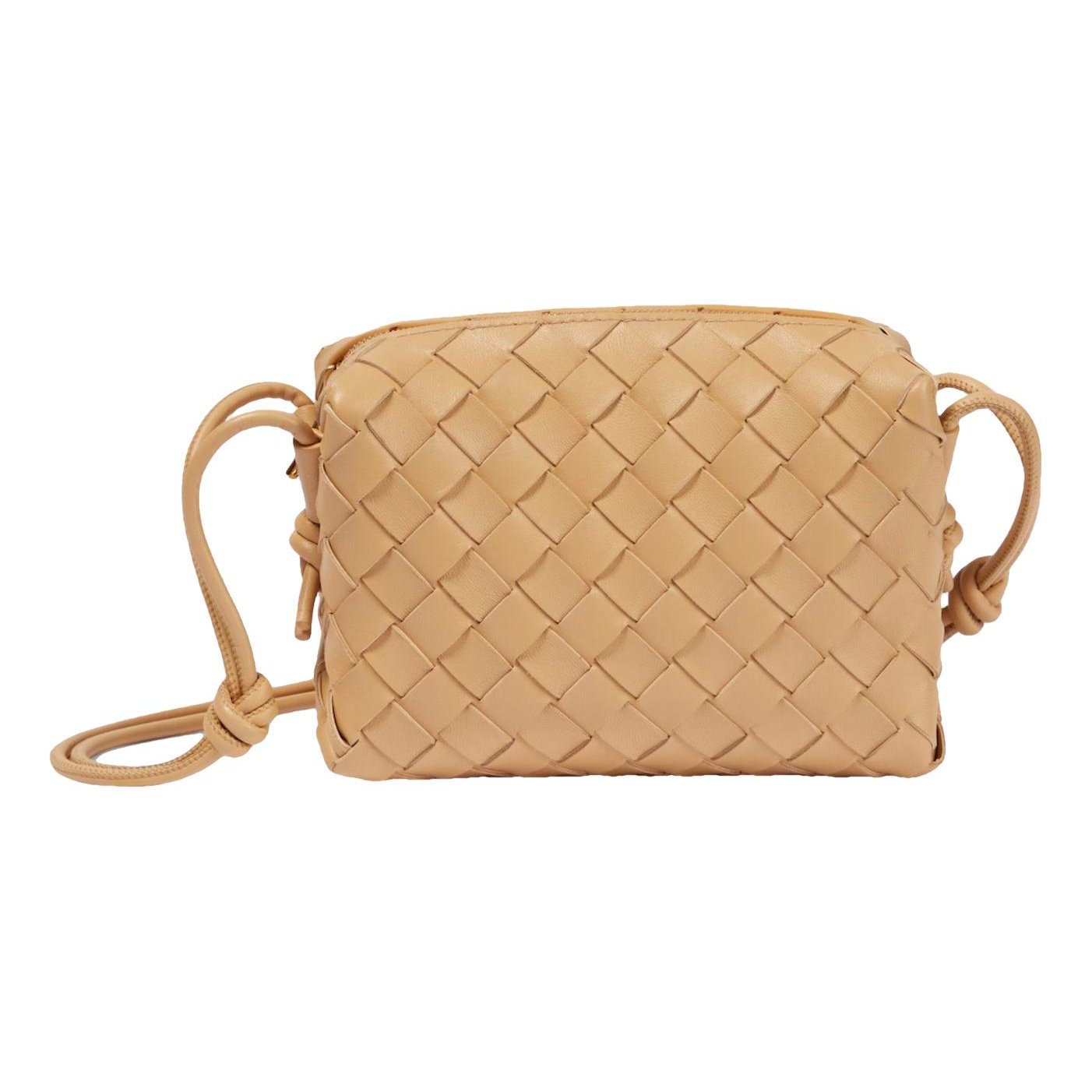 Loop leather crossbody bag