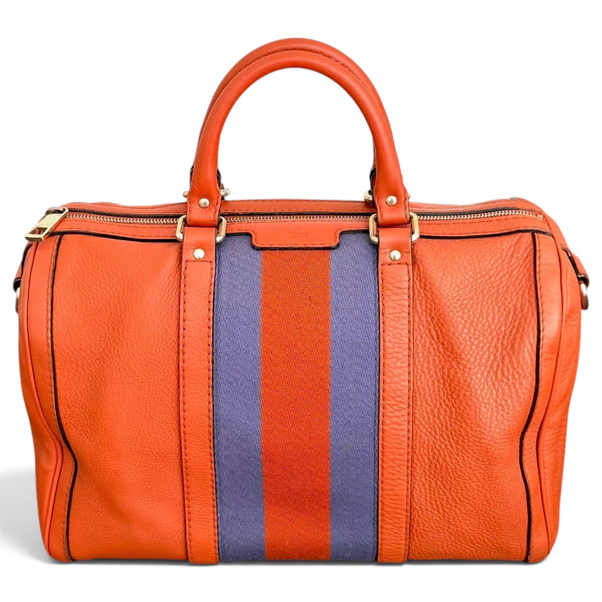 Boston leather satchel
