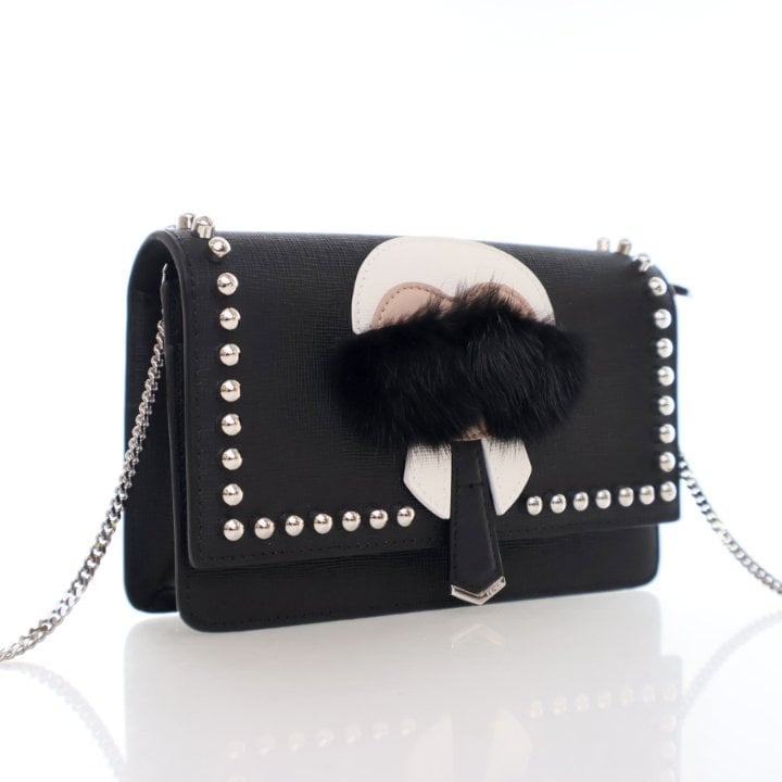 Leather crossbody bag