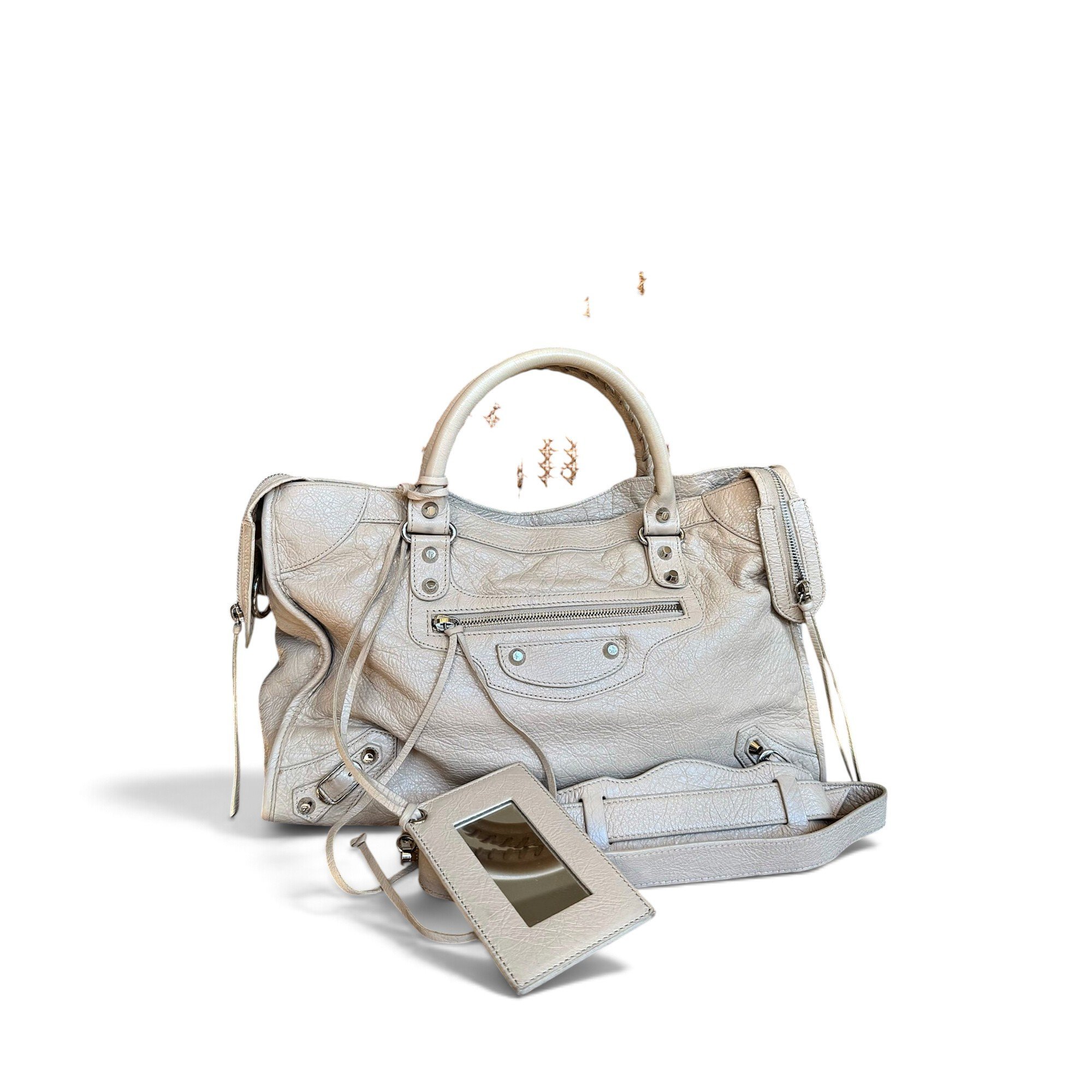 City leather bag