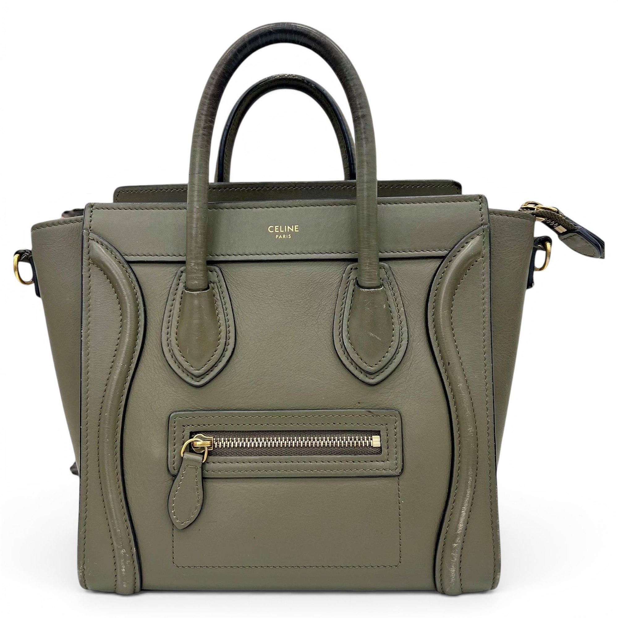 Luggage leather handbag