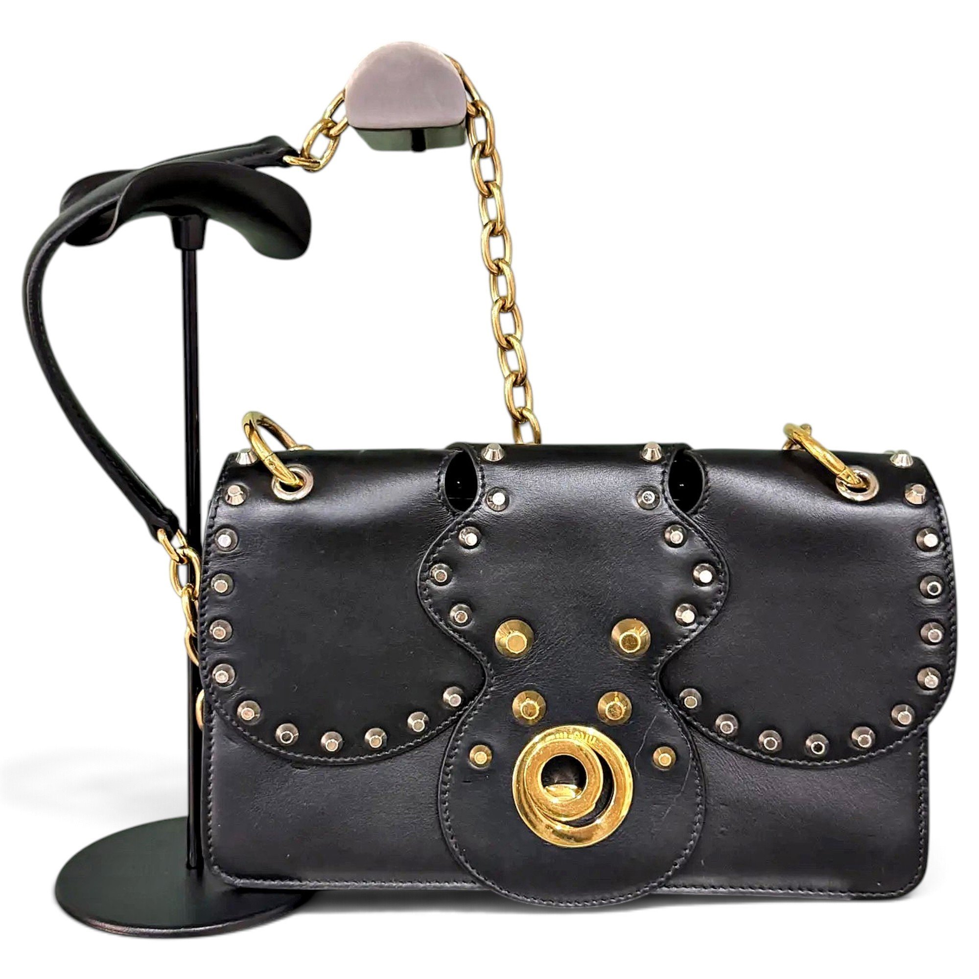 Leather crossbody bag