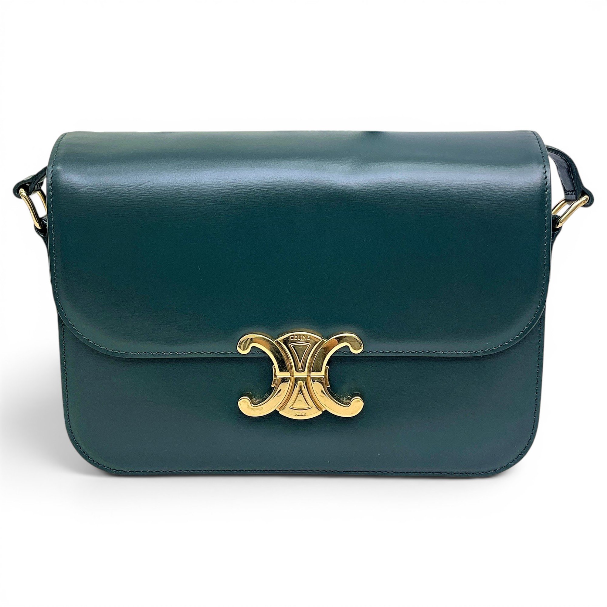 Triomphe leather handbag